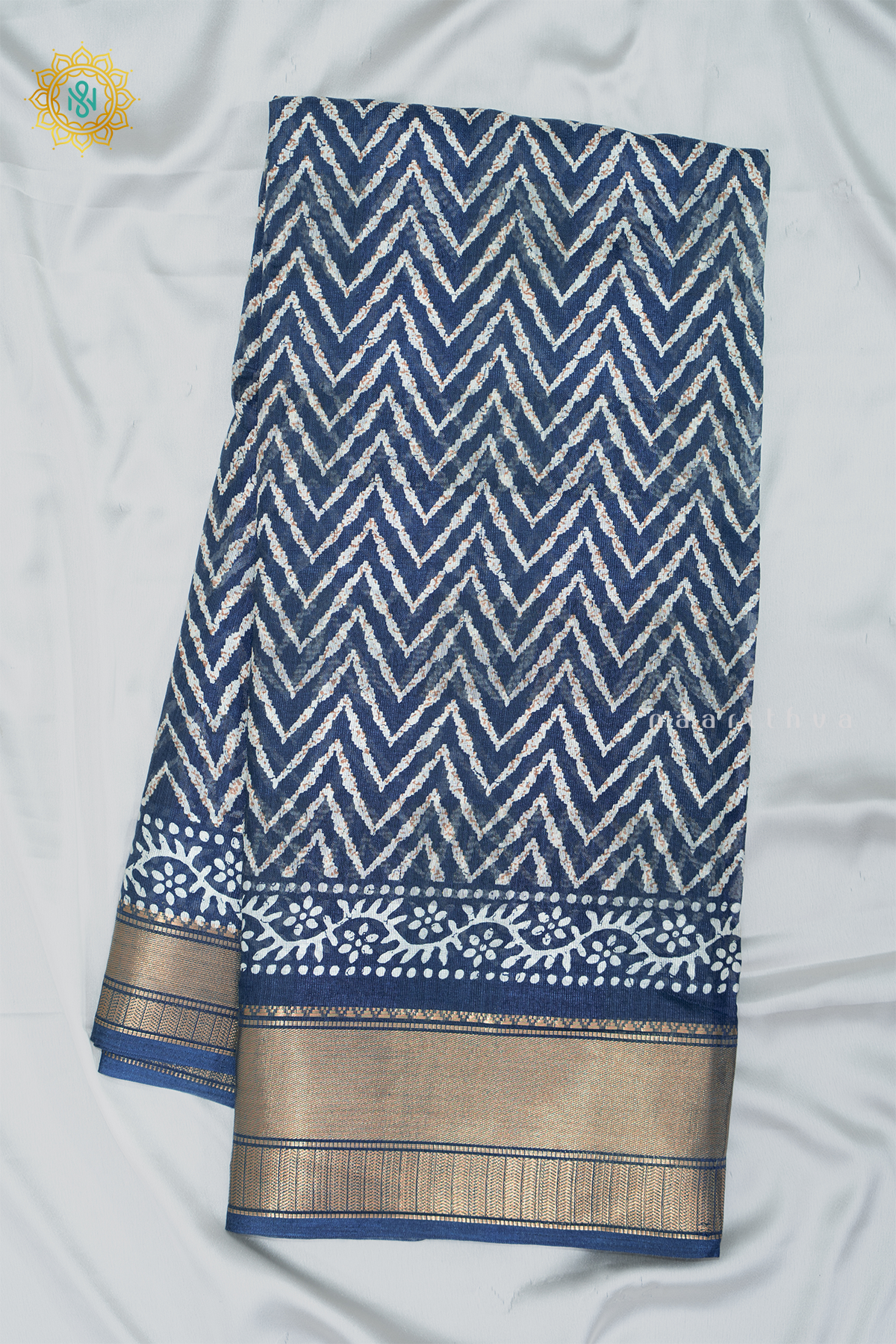 BLUE - JUTE COTTON