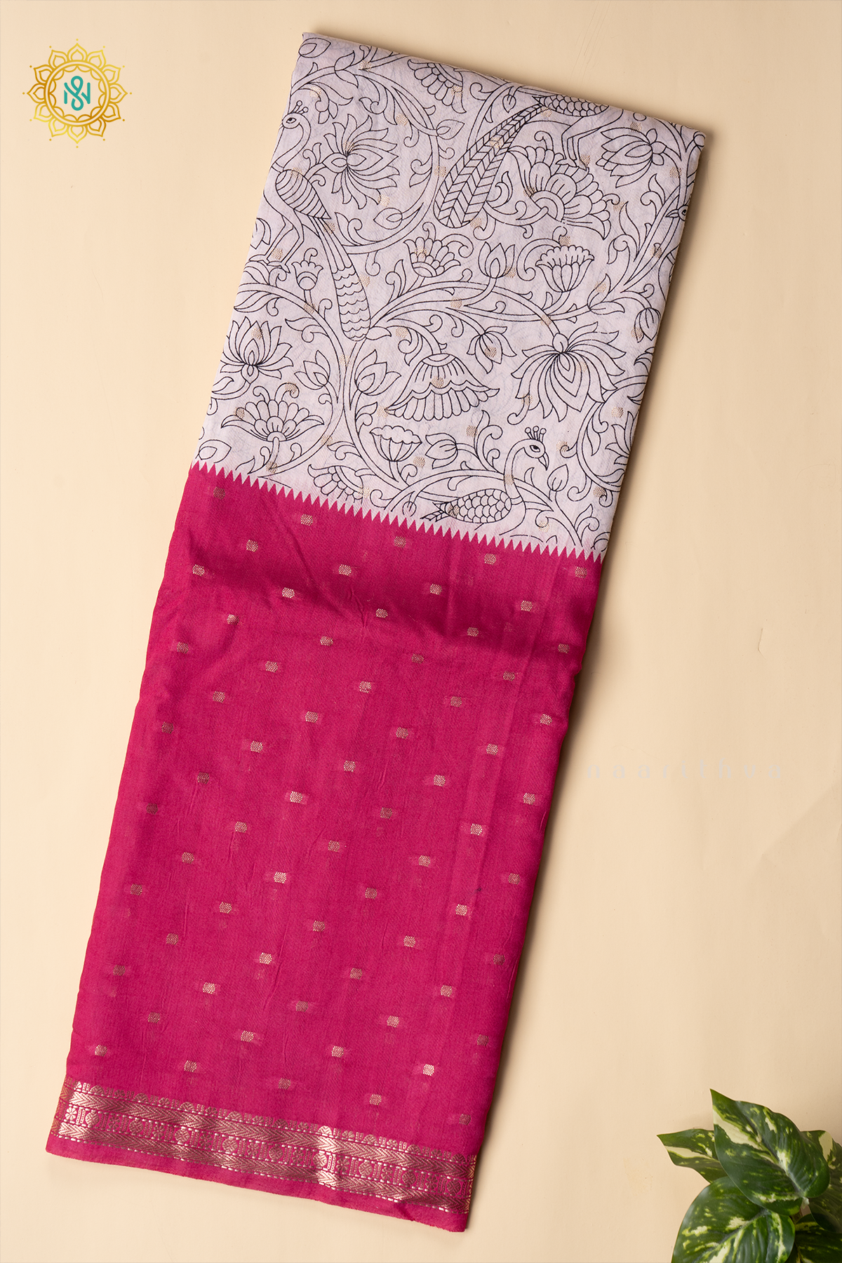 PINK WITH WHITE - BUTTER CREPE