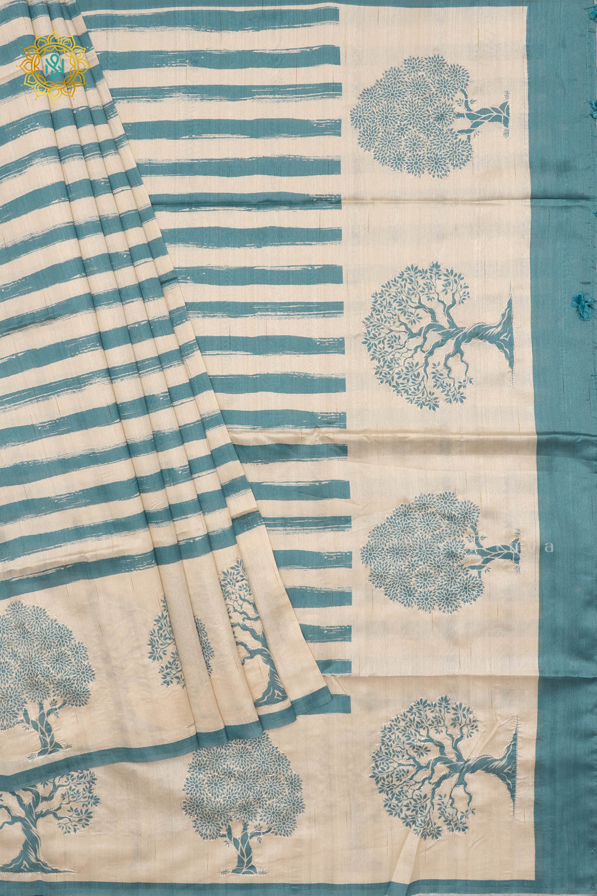 AQUA BLUE - SEMI TUSSAR