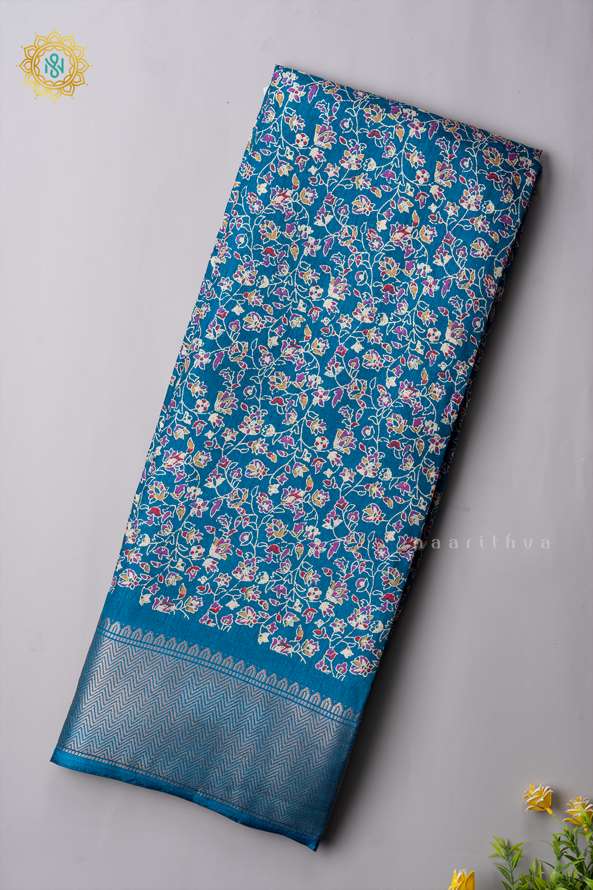PEACOCK BLUE - DOLA SILK