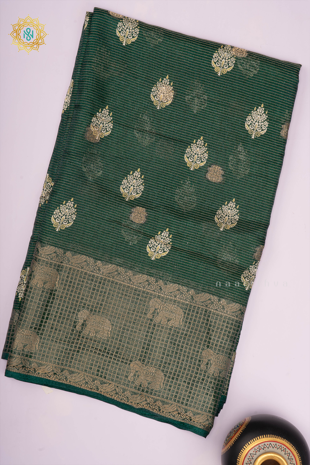 GREEN - SEMI GEORGETTE