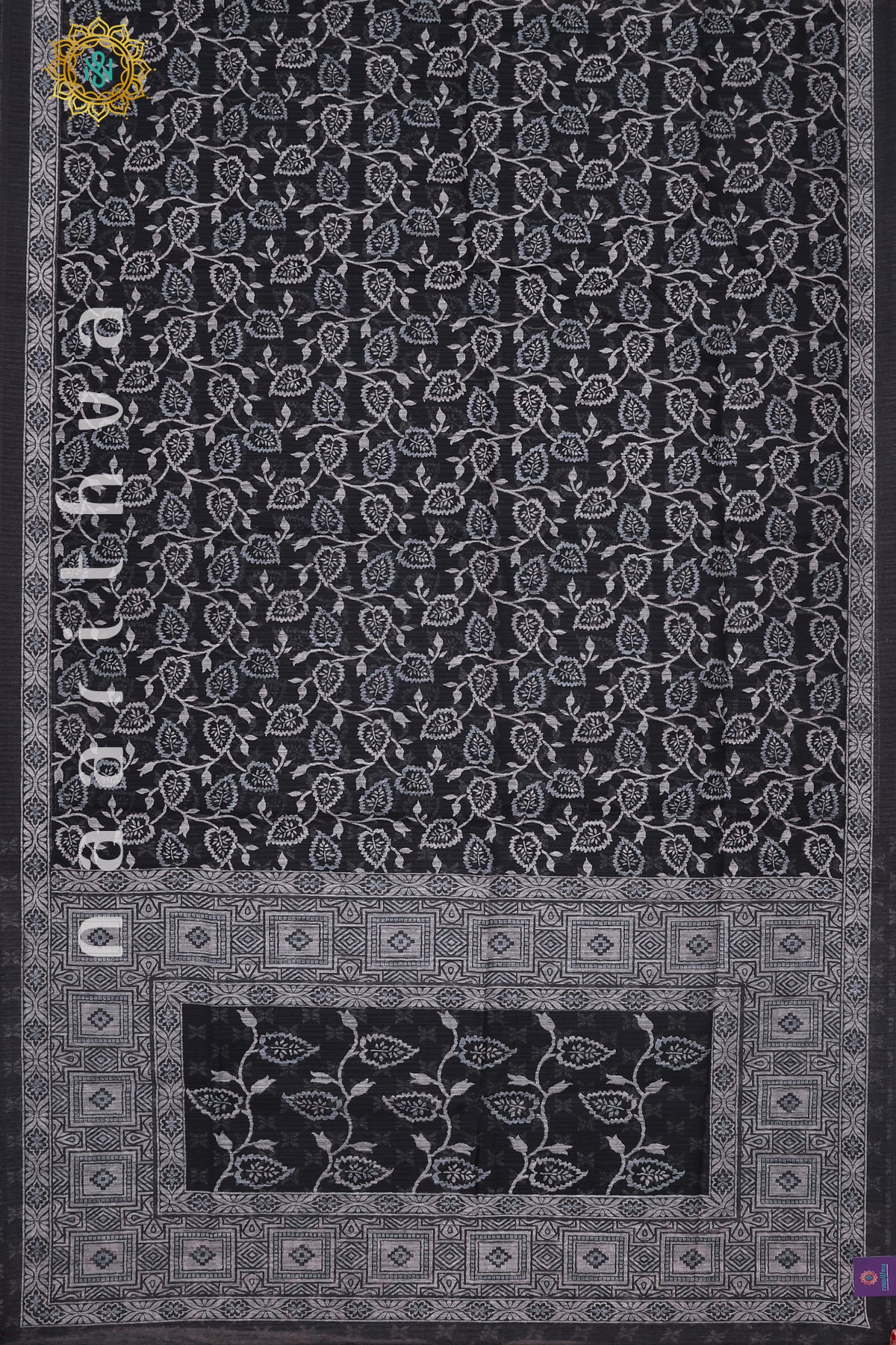 BLACK - JUTE COTTON