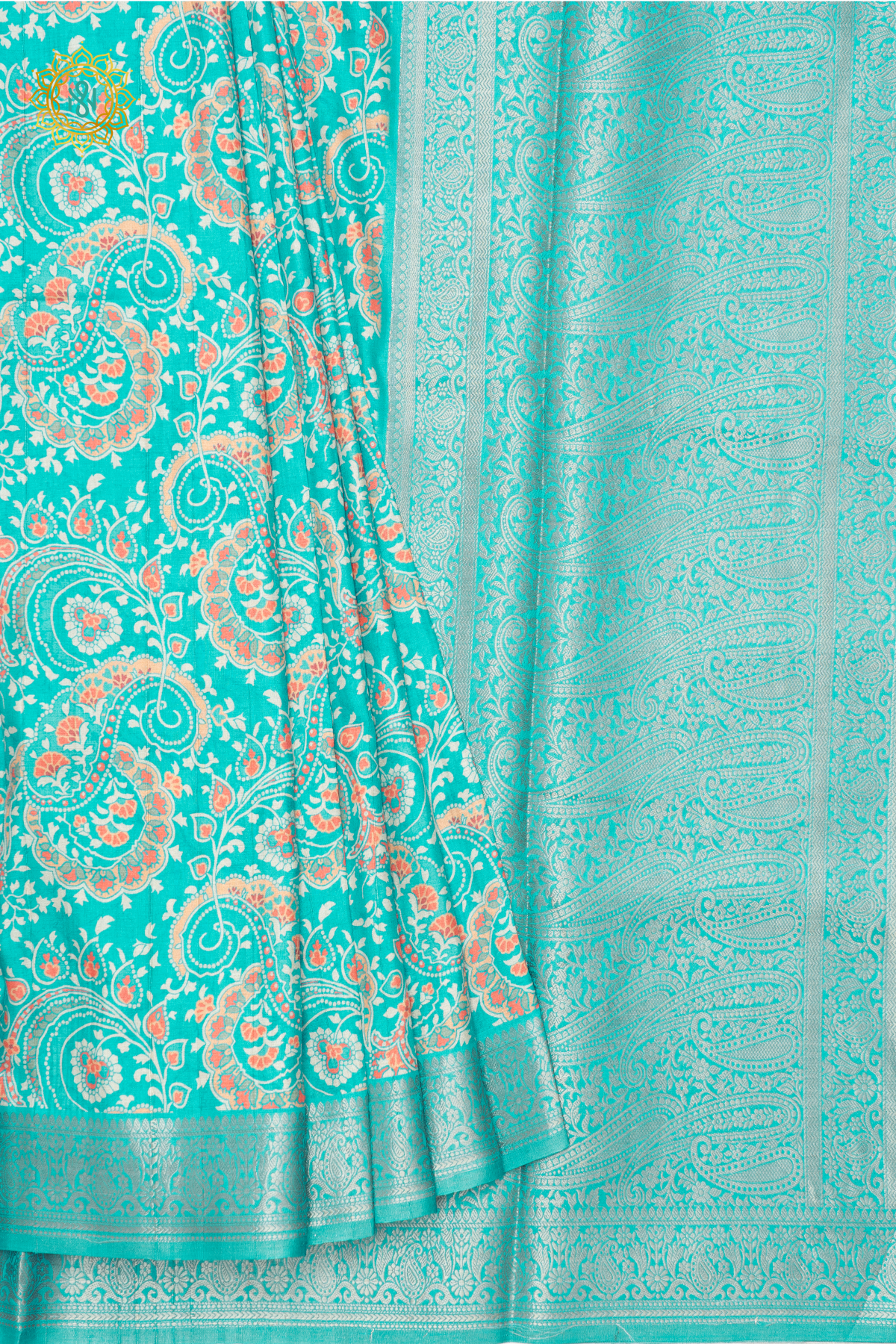 AQUA GREEN - KOTHA TUSSAR SILK
