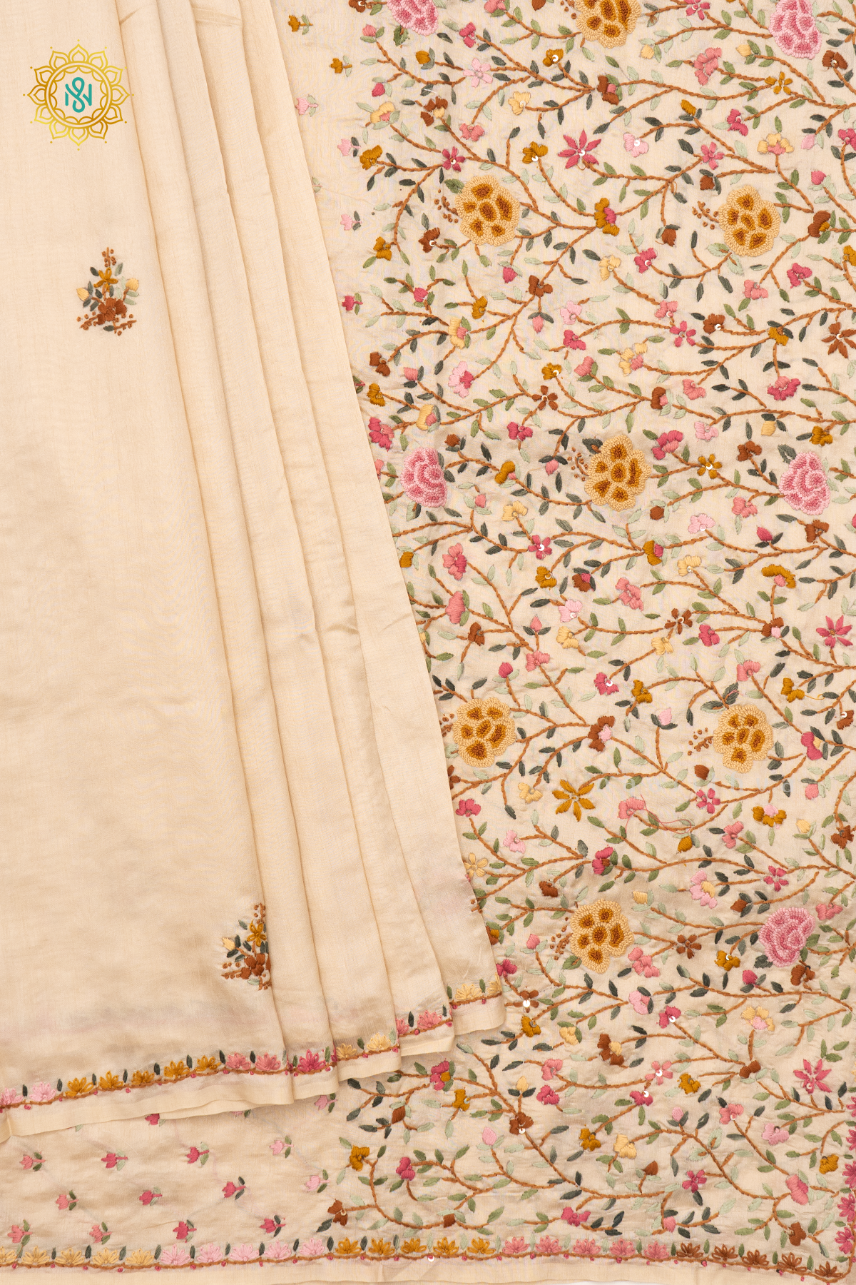 OFF WHITE - SEMI TUSSAR SILK