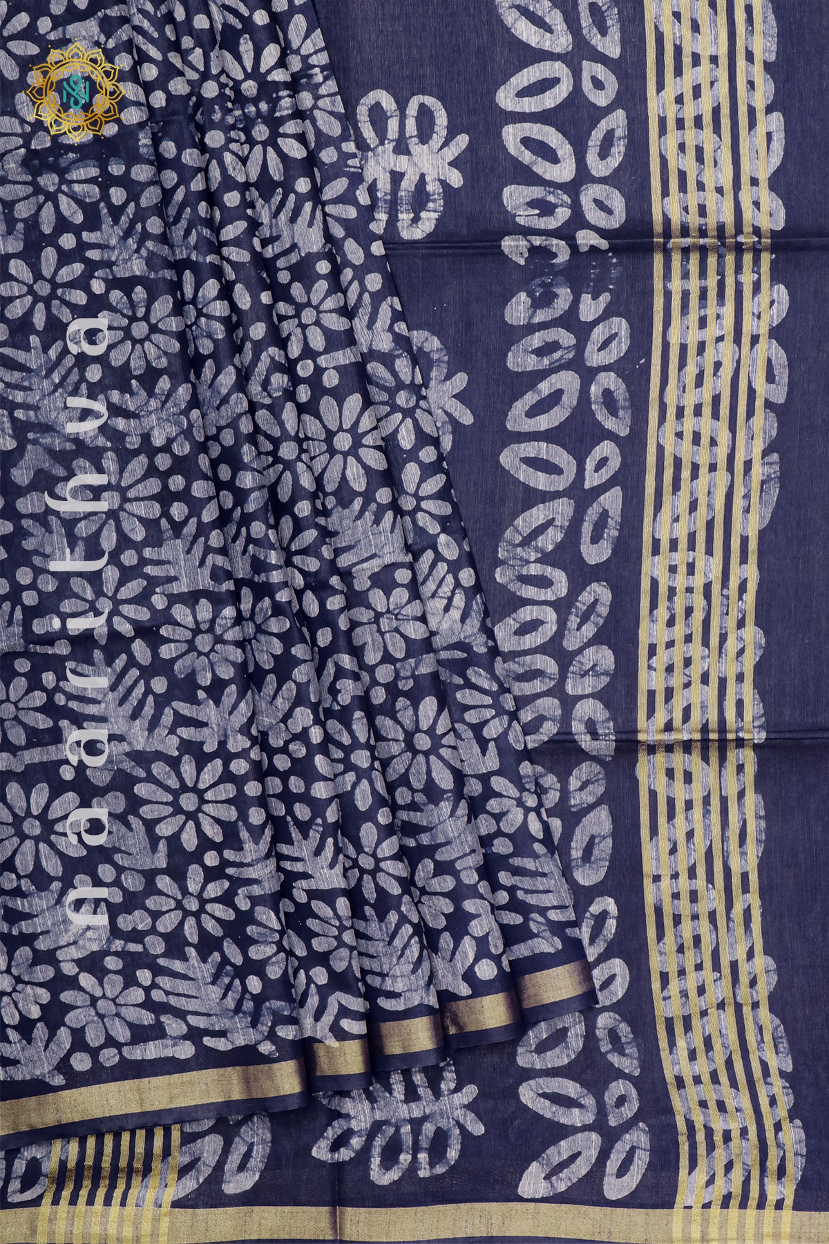 NAVY BLUE - SLUB COTTON