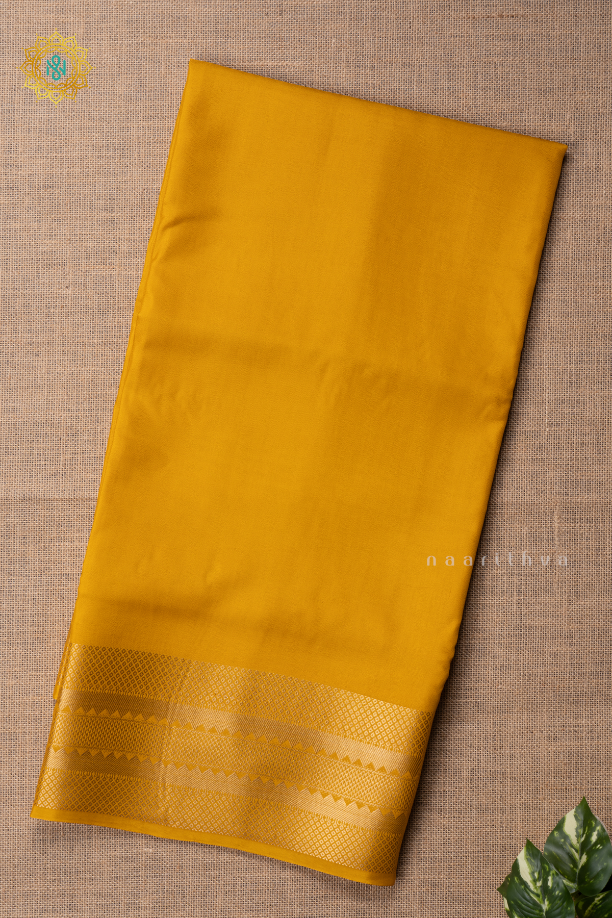 YELLOW - SEMI MYSORE CREPE SILK