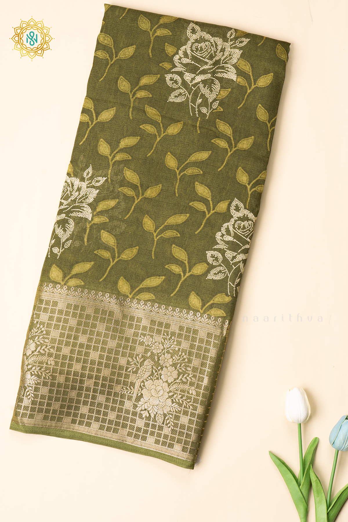 GREEN - SEMI GEORGETTE