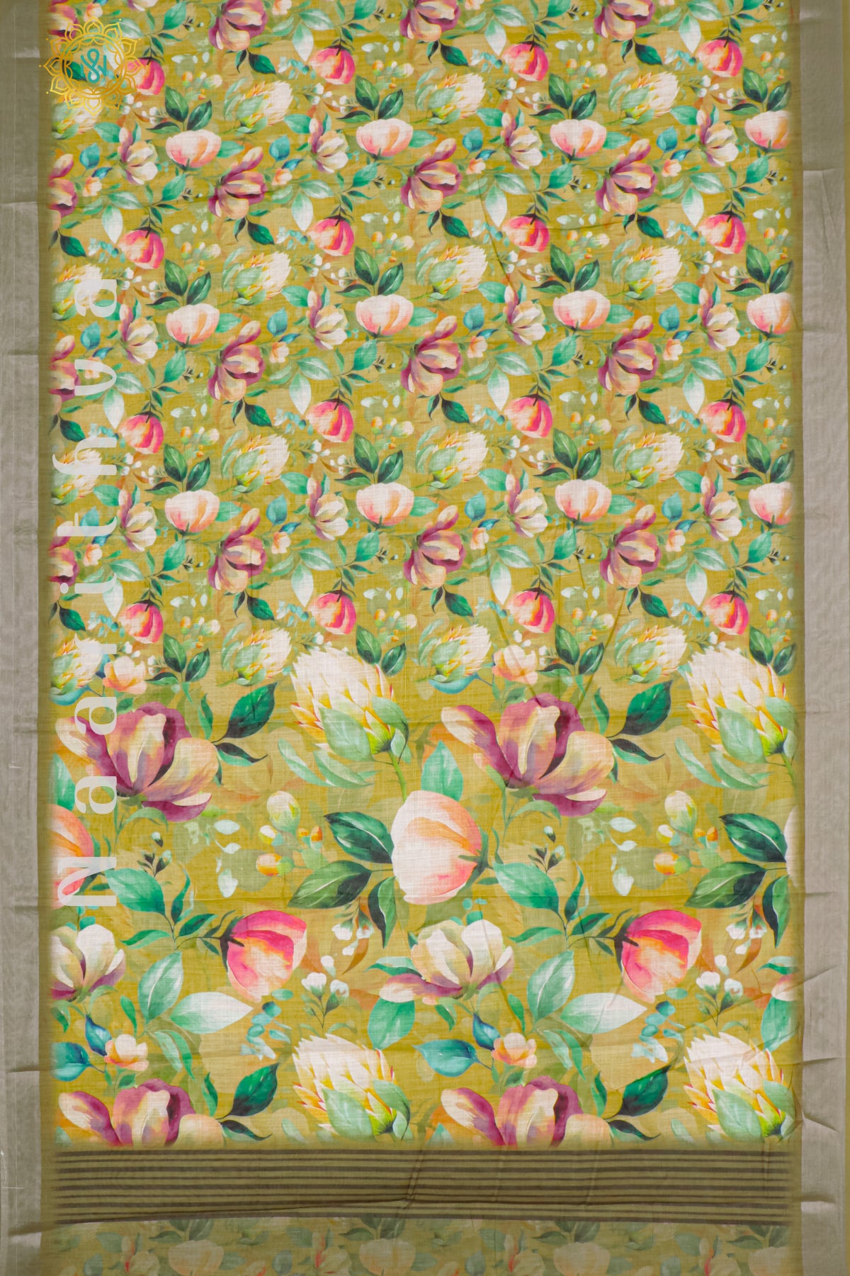 GREENISH YELLOW - LINEN BY COTTON