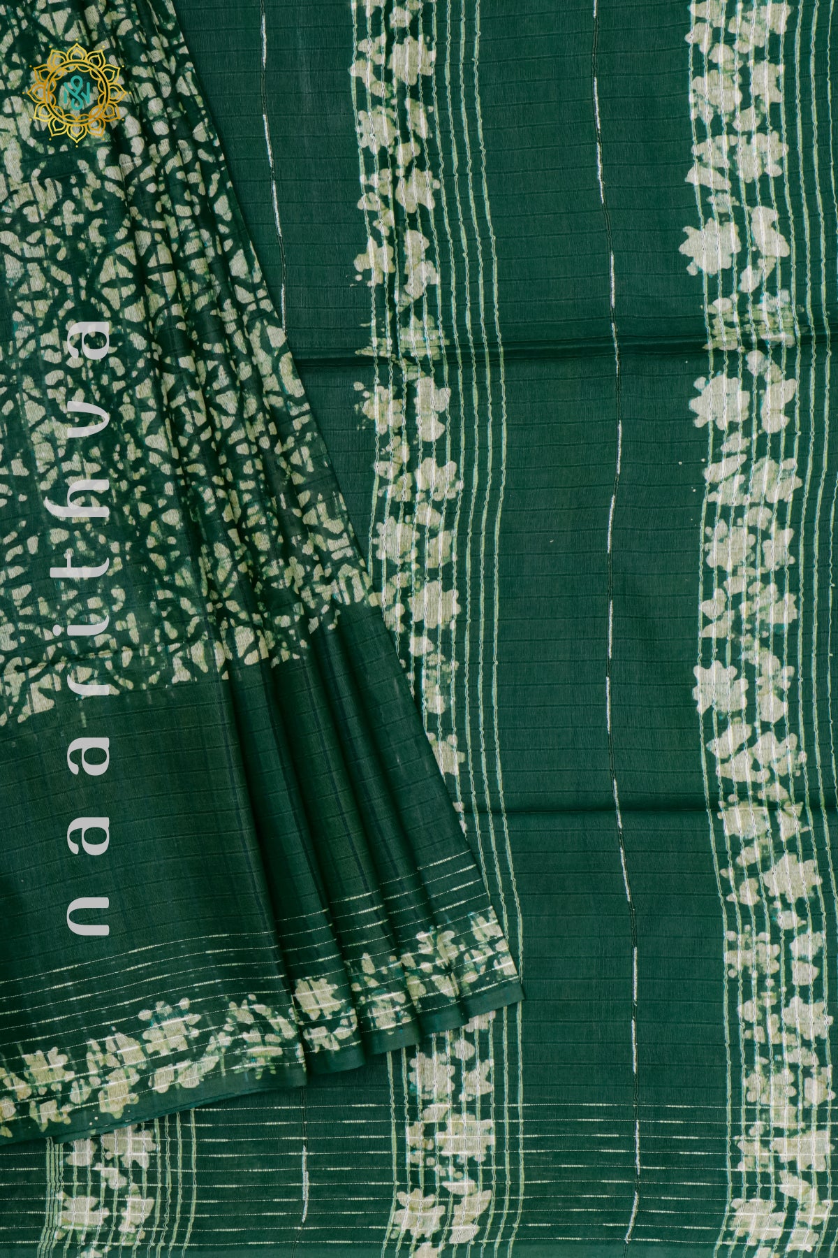 BOTTLE GREEN - SLUB COTTON