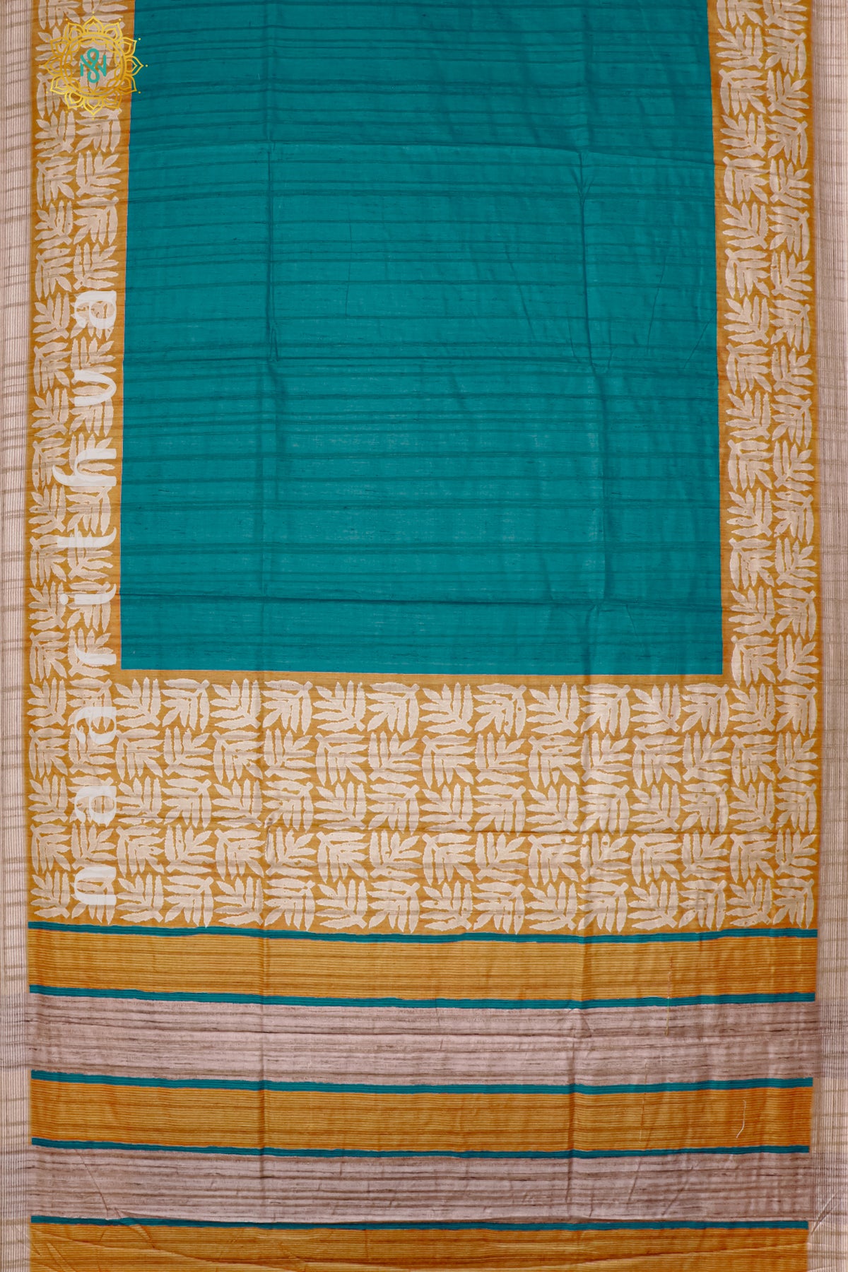 SKY BLUE WITH MUSTARD - KOTHA TUSSAR