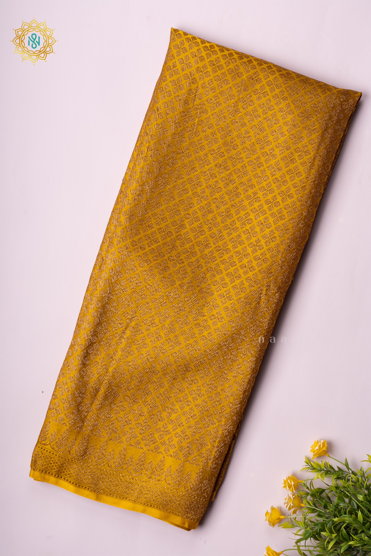 YELLOW - SATIN BANRASI