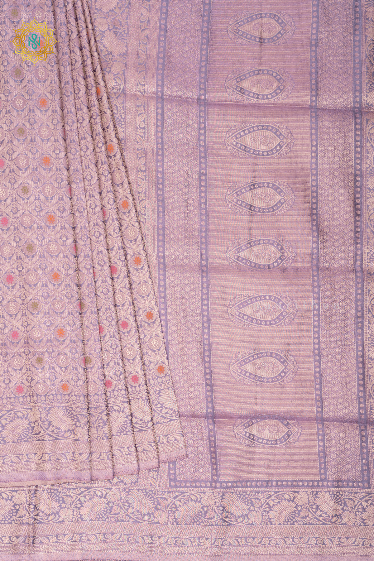 LAVENDER - SEMI KATAN BANARASI