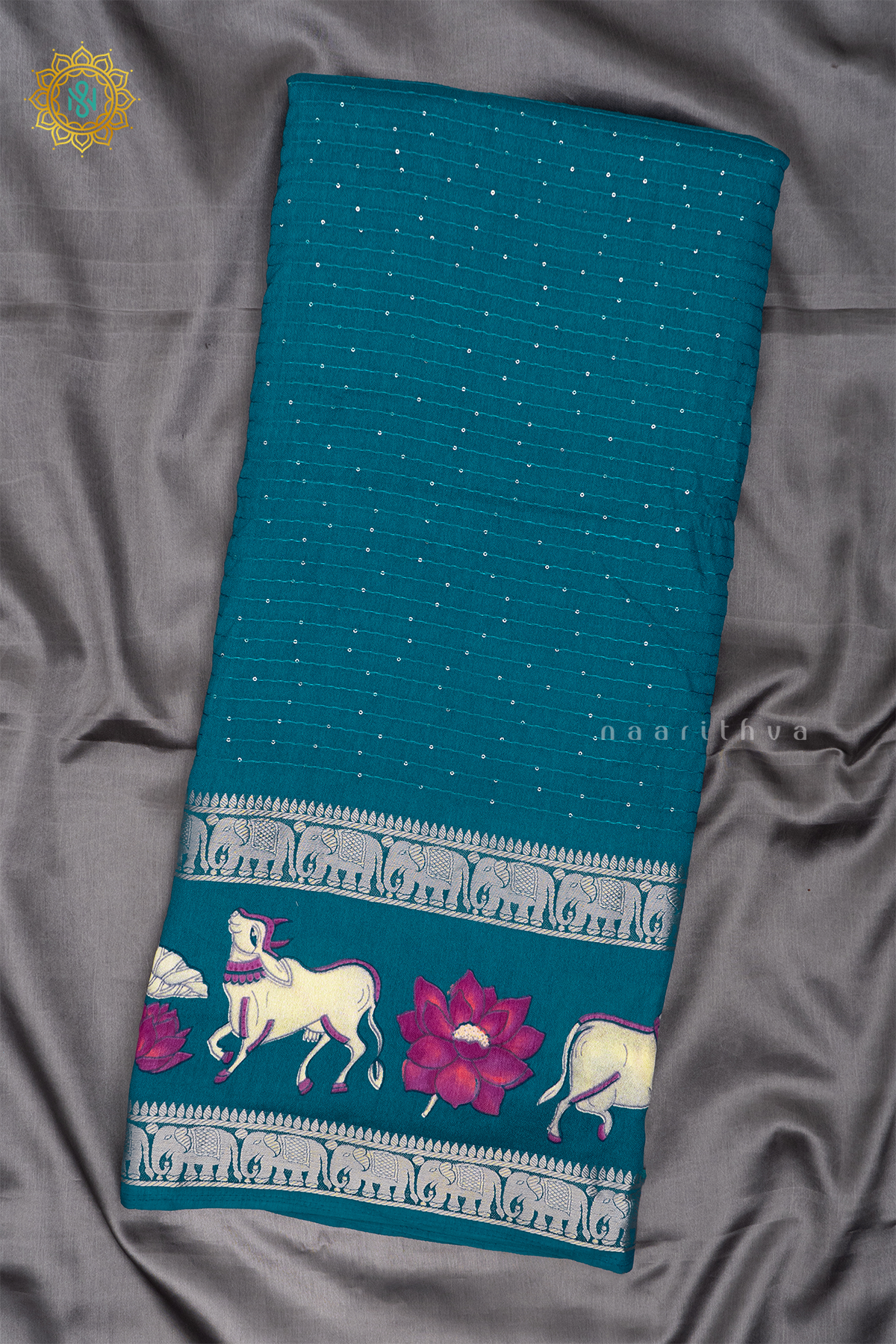 SKY BLUE - SEMI GEORGETTE