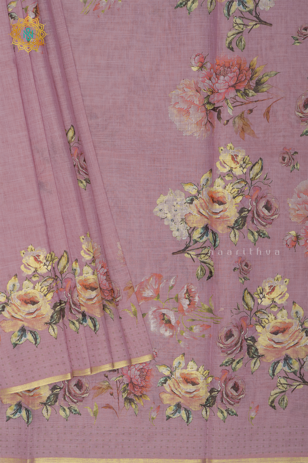 PEACHISH PINK - LINEN BY COTTON