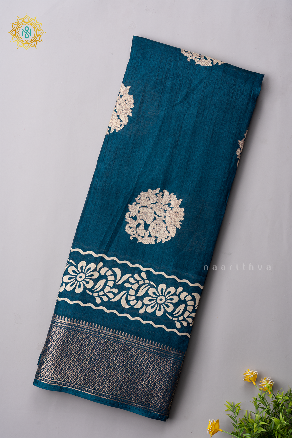 PEACOCK BLUE - DOLA SILK