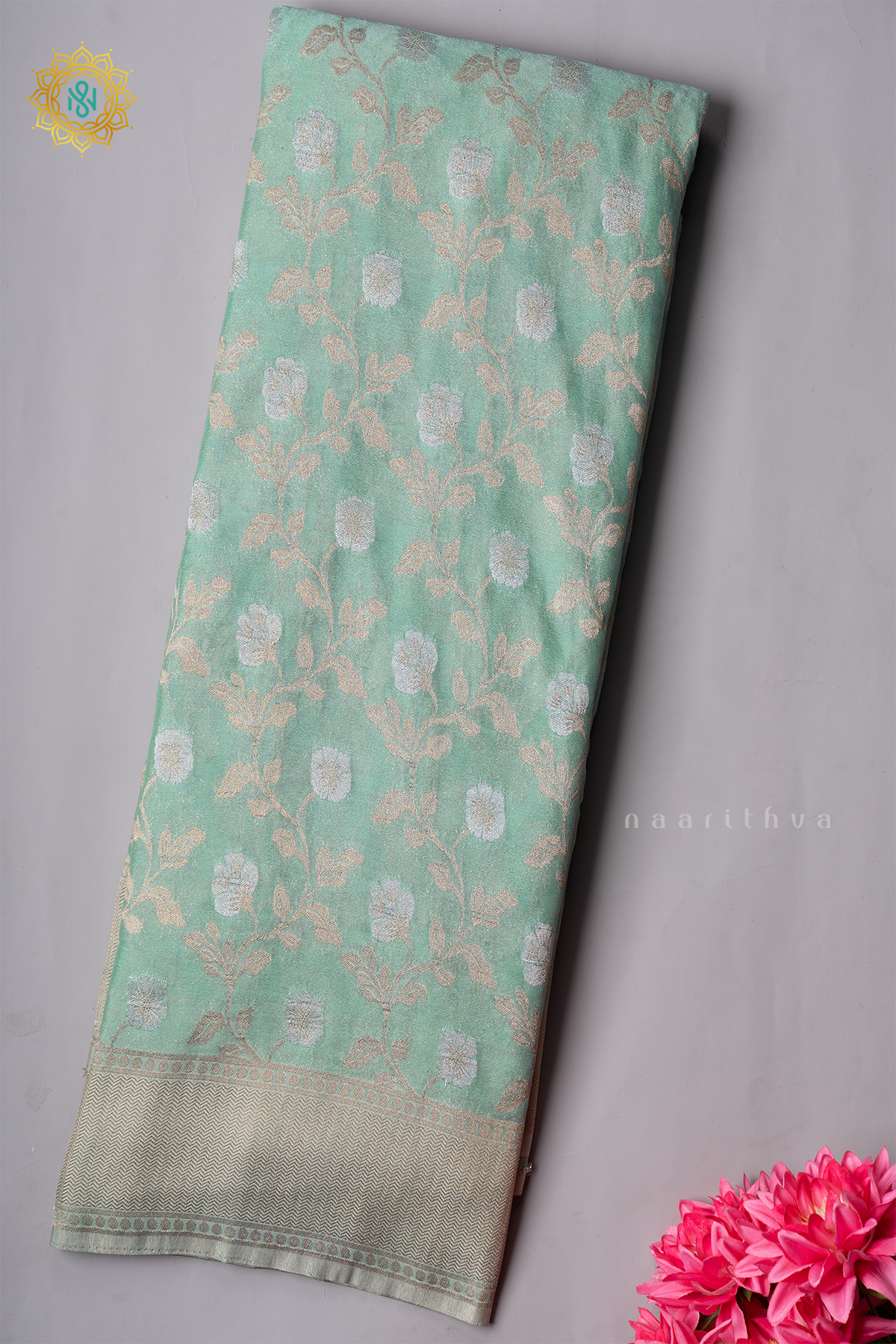 PISTA GREEN - SEMI CHIFFON GEORGETTE