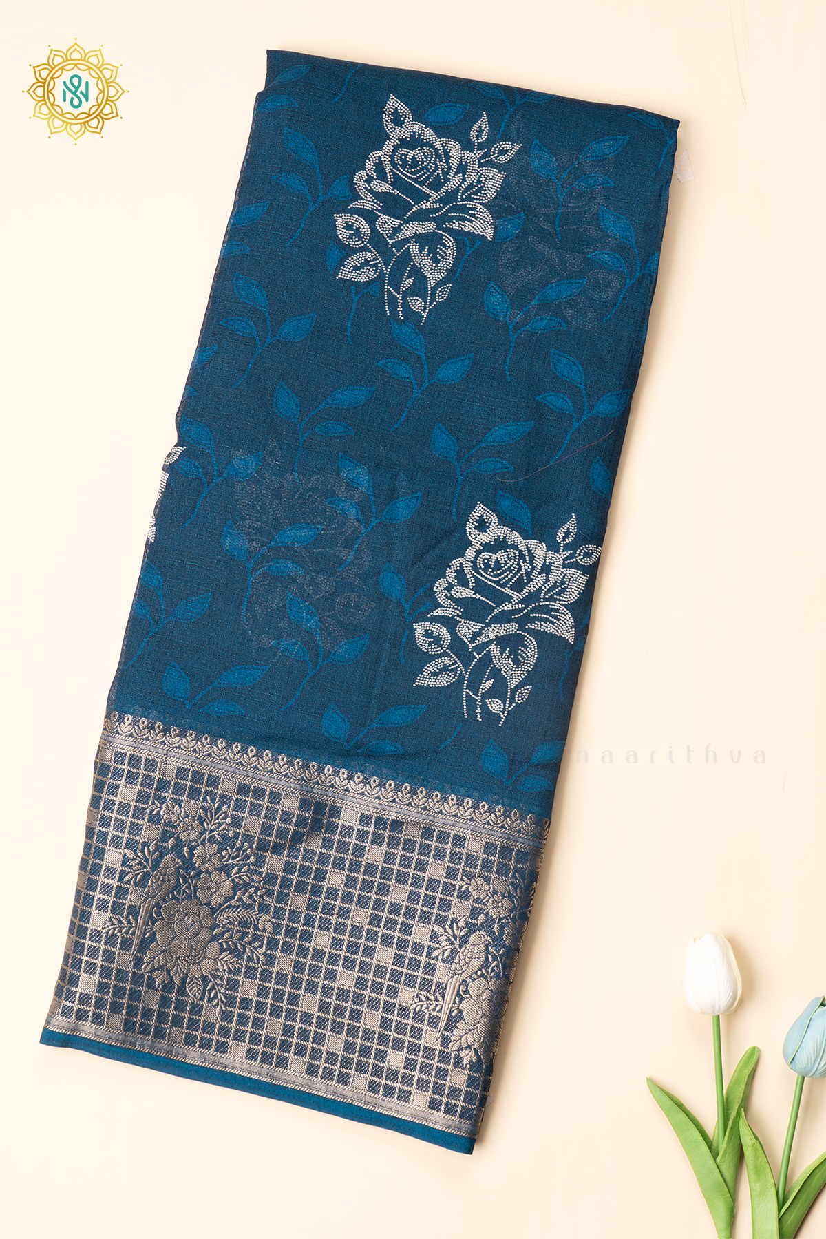 GERMAN BLUE - SEMI GEORGETTE