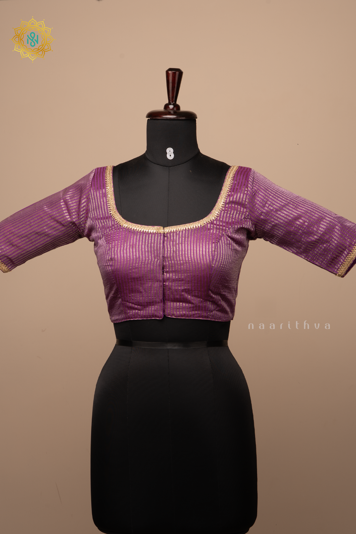 PURPLE - TISSUE READYMADE BLOUSE
