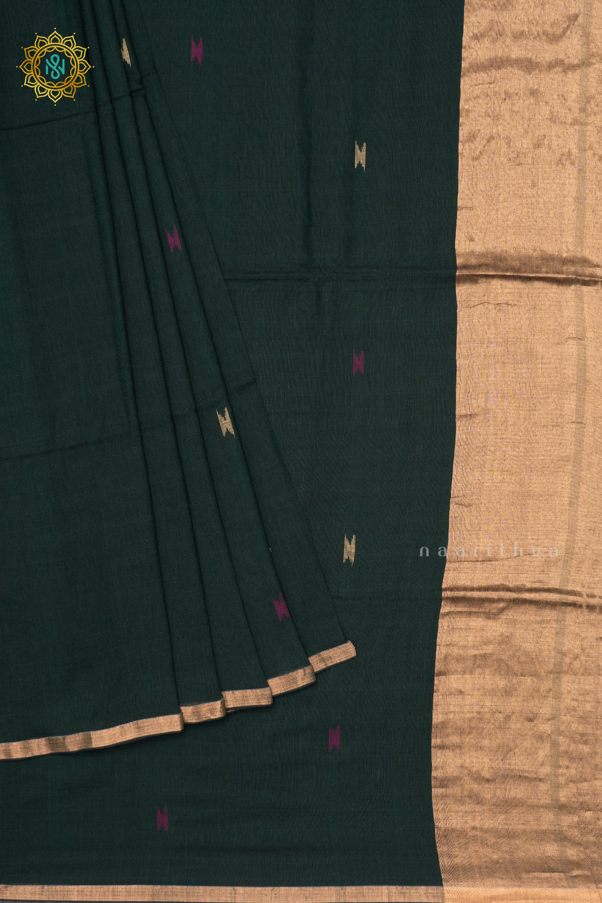 BOTTLE GREEN - MUL COTTON
