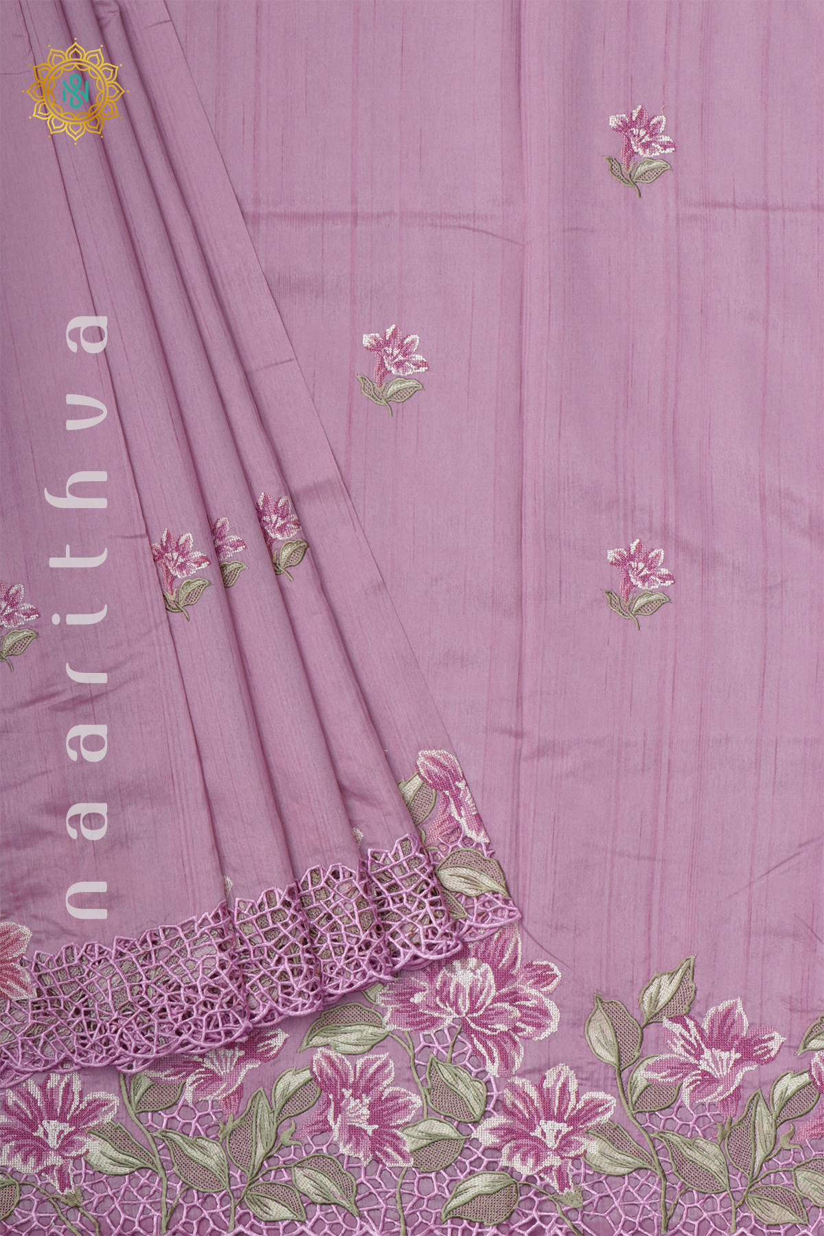 LIGHT PINK - SEMI TUSSAR SILK