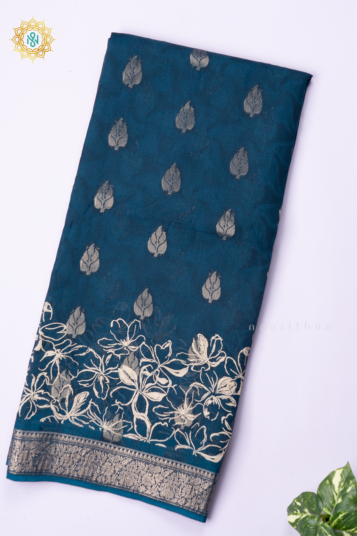 GERMAN BLUE - SEMI GEORGETTE