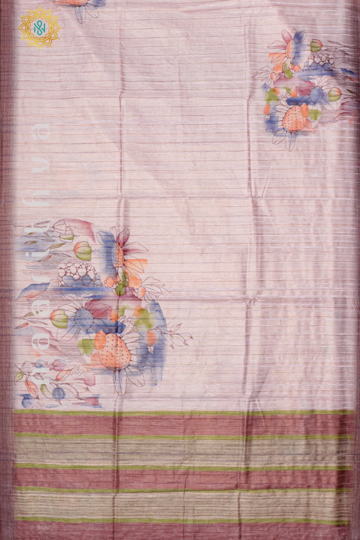 LIGHT PINK WITH WINE - KOTHA TUSSAR