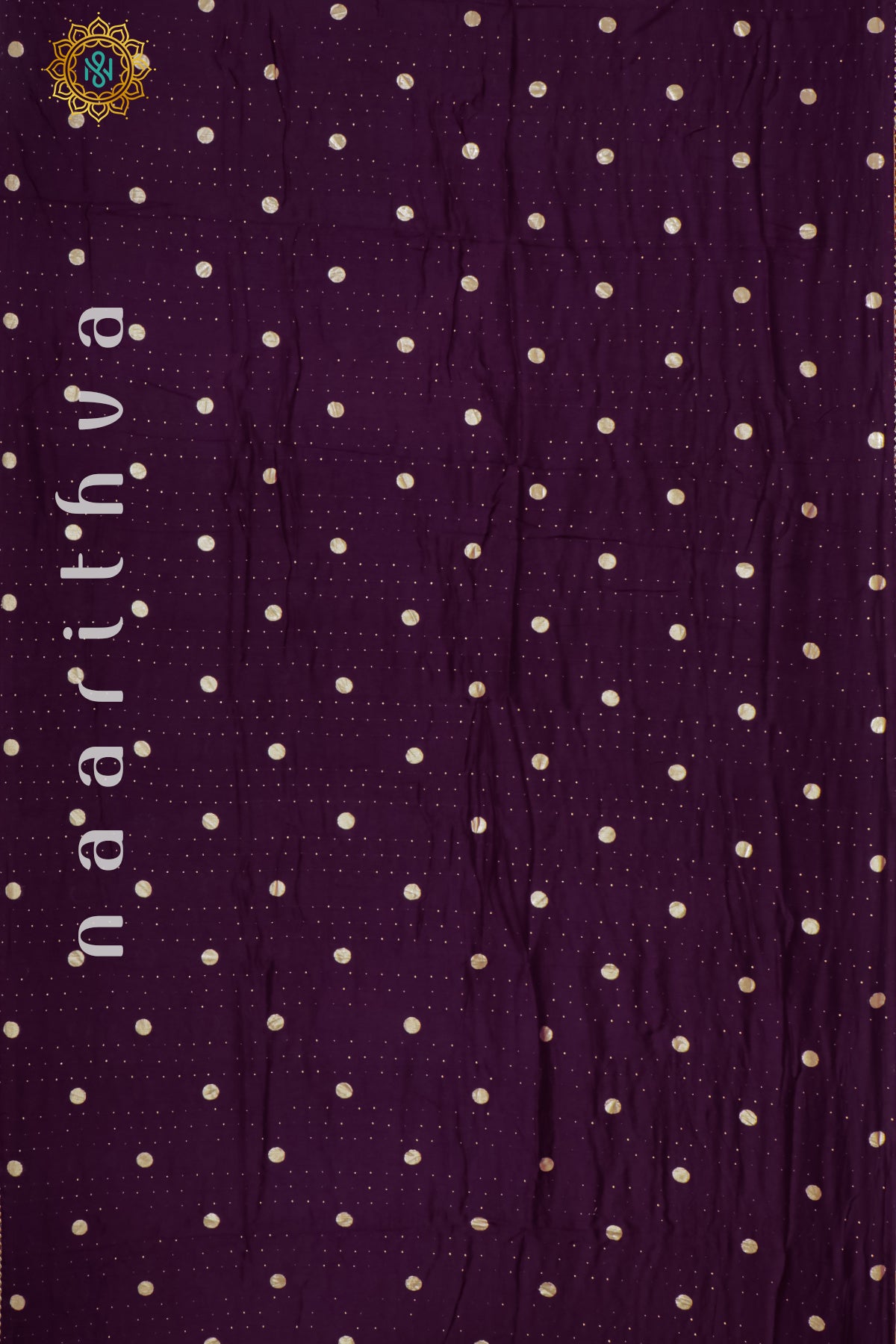 DEEP PURPLE WITH YELLOW - DOLA SILK