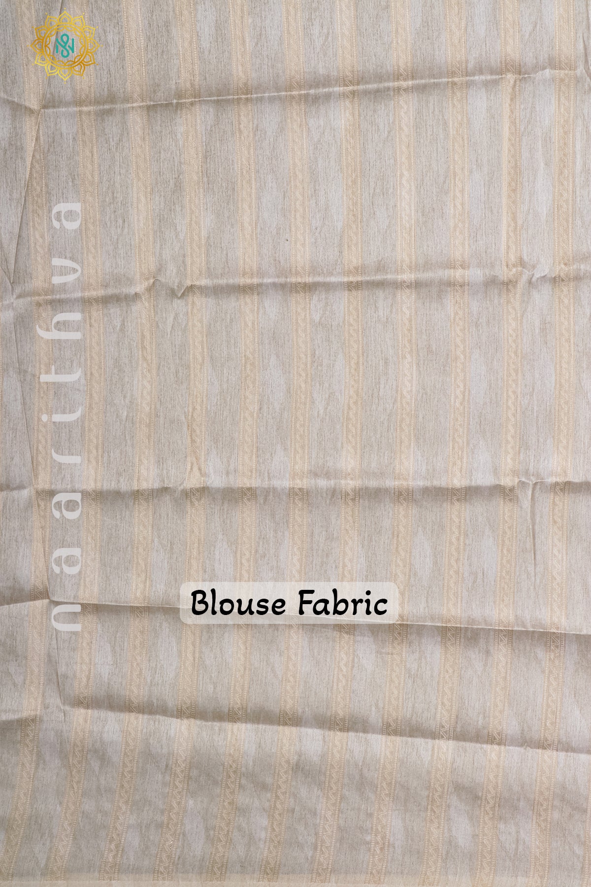 BIEGE WITH SKY BLUE - SOFT TUSSAR