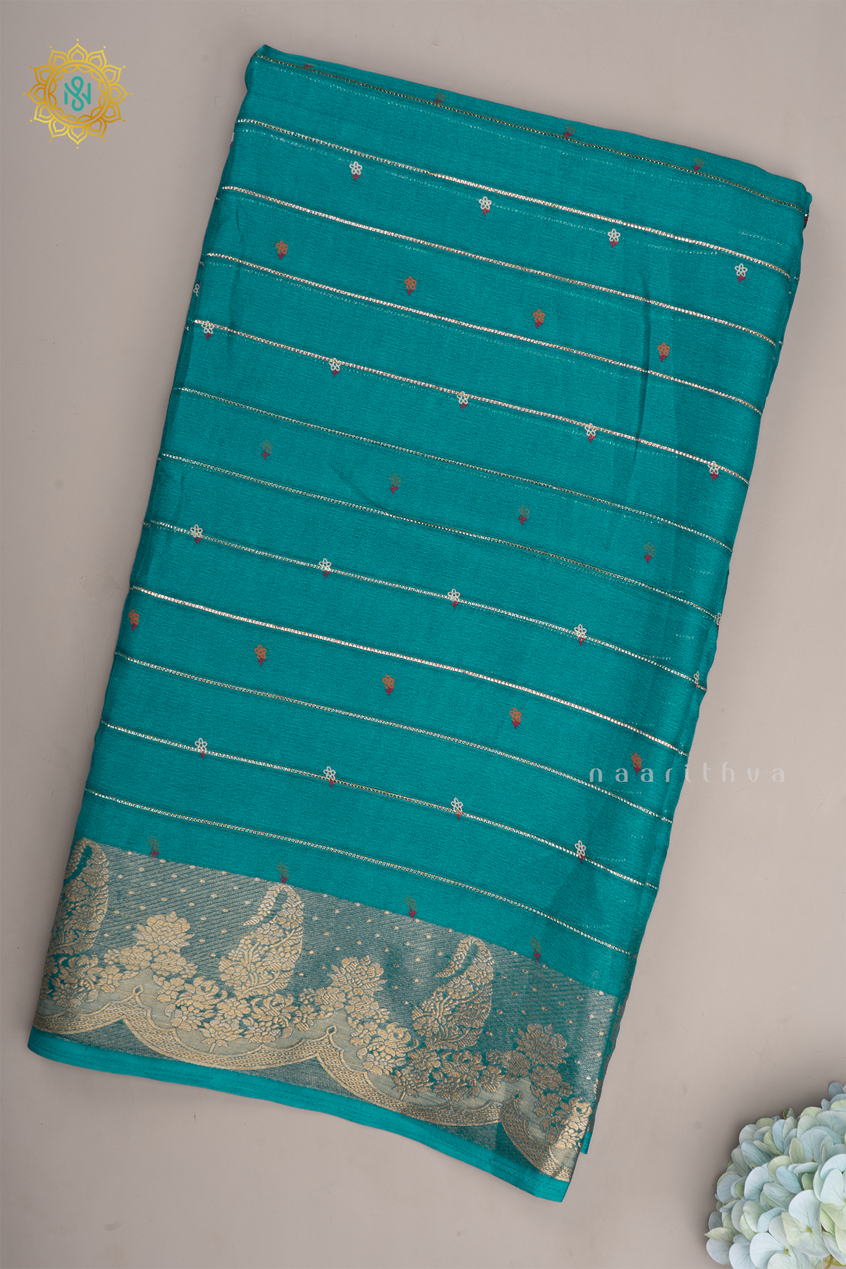 SKY BLUE - SEMI GEORGETTE