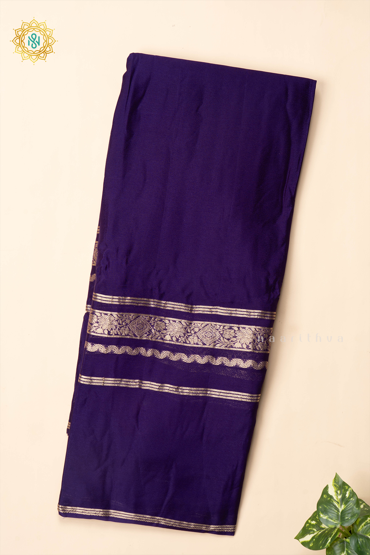 PURPLE - SEMI MYSORE CREPE SILK