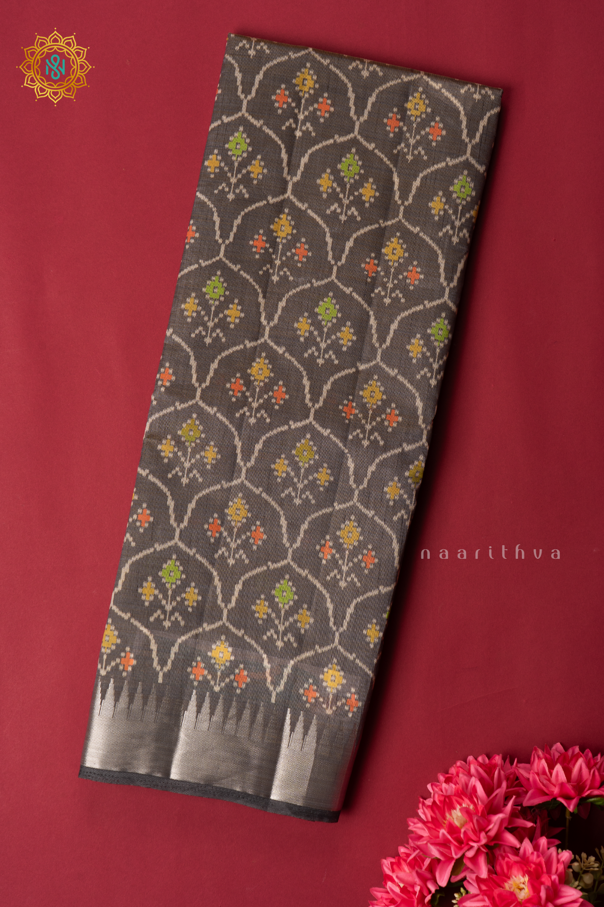 GREY - SEMI TUSSAR SILK