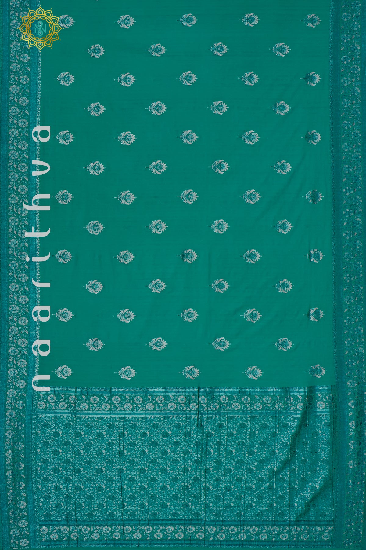 AQUA GREEN - TUSSAR GEORGETTE