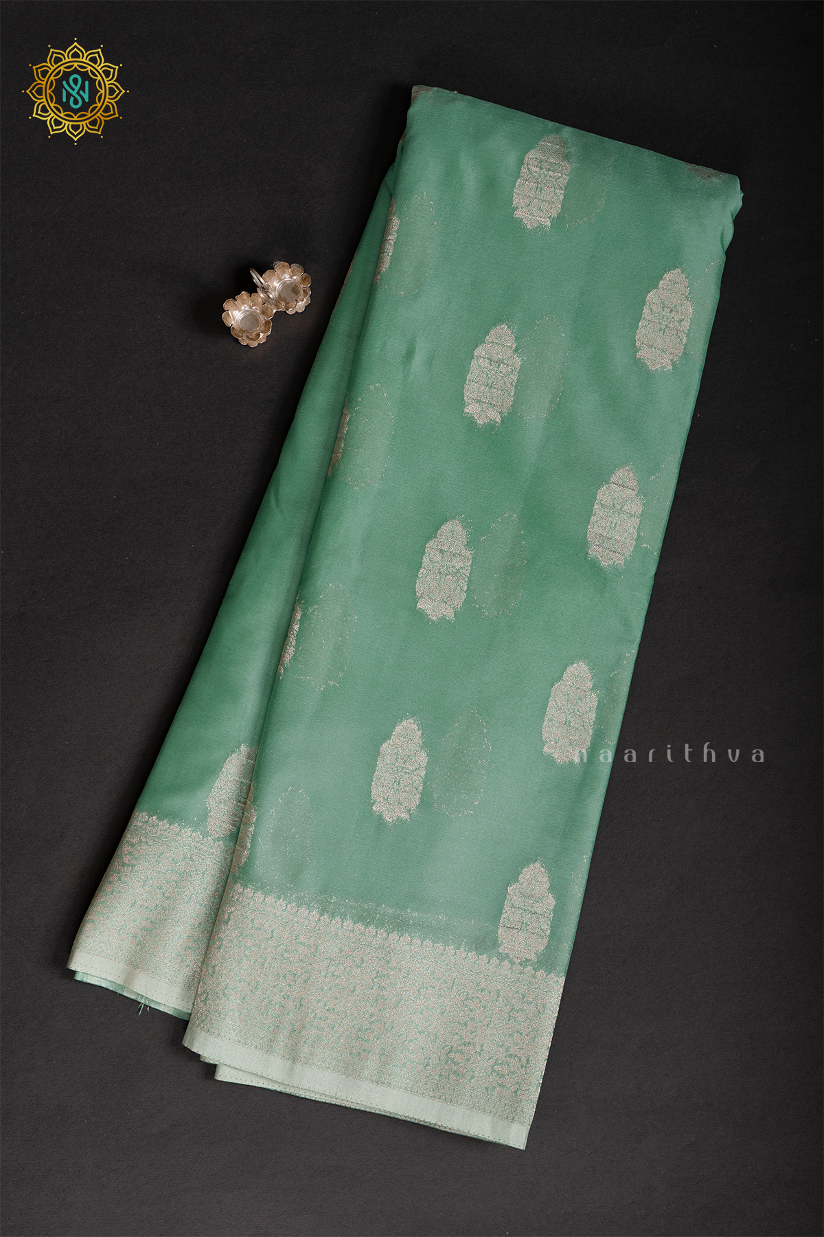 PISTA GREEN - SEMI CHIFFON GEORGETTE