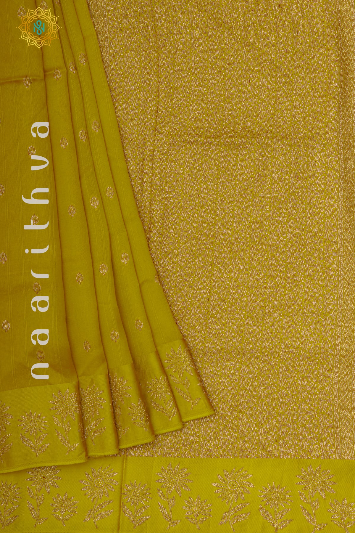 YELLOW - SEMI TUSSAR SILK