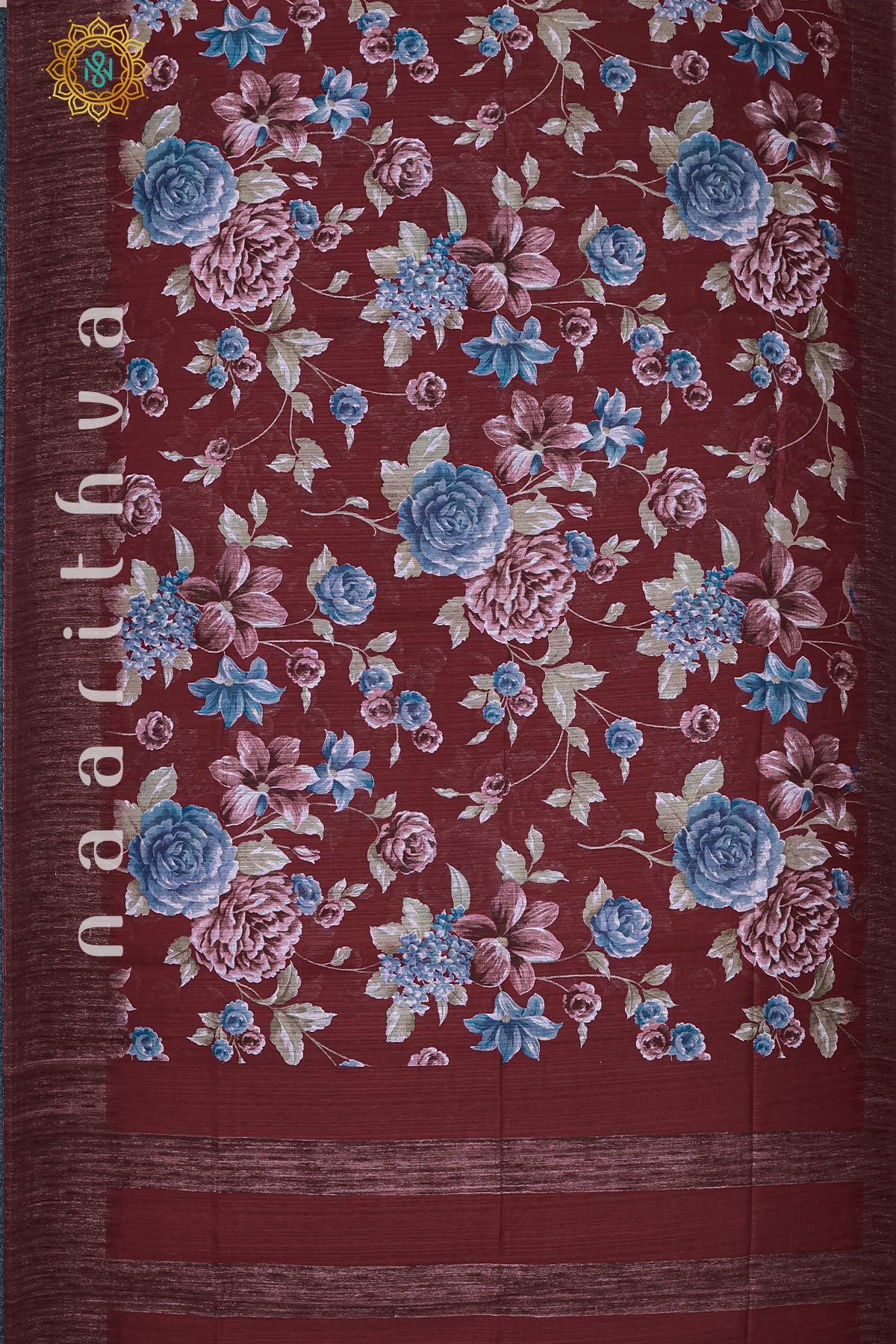 MAROON - JUTE COTTON