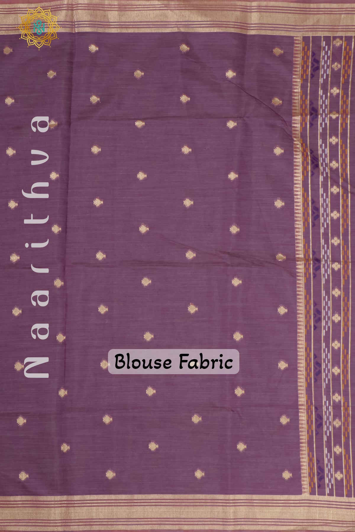 LAVENDER WITH PURPLE - MOONGA COTTON