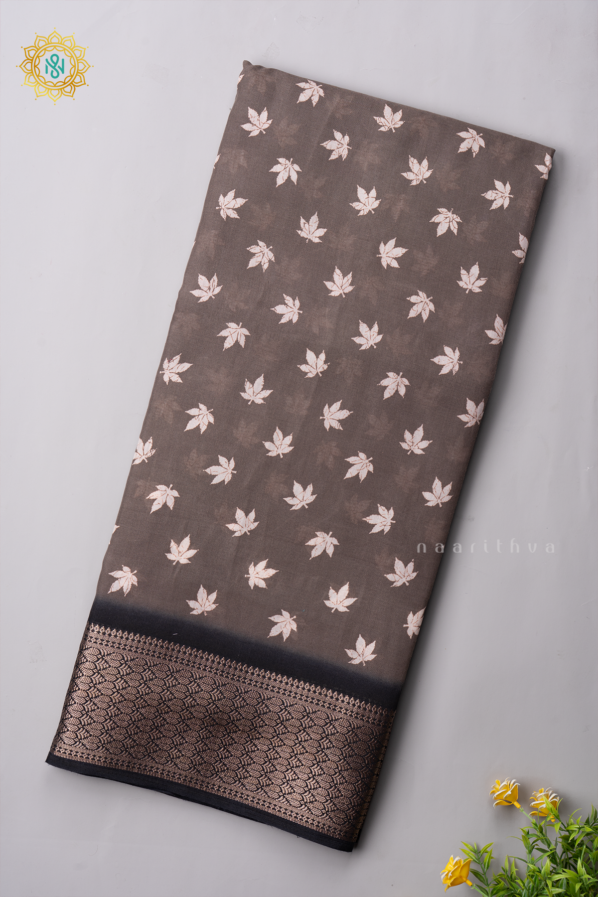 GREY WITH BLACK - SOFT COTTON