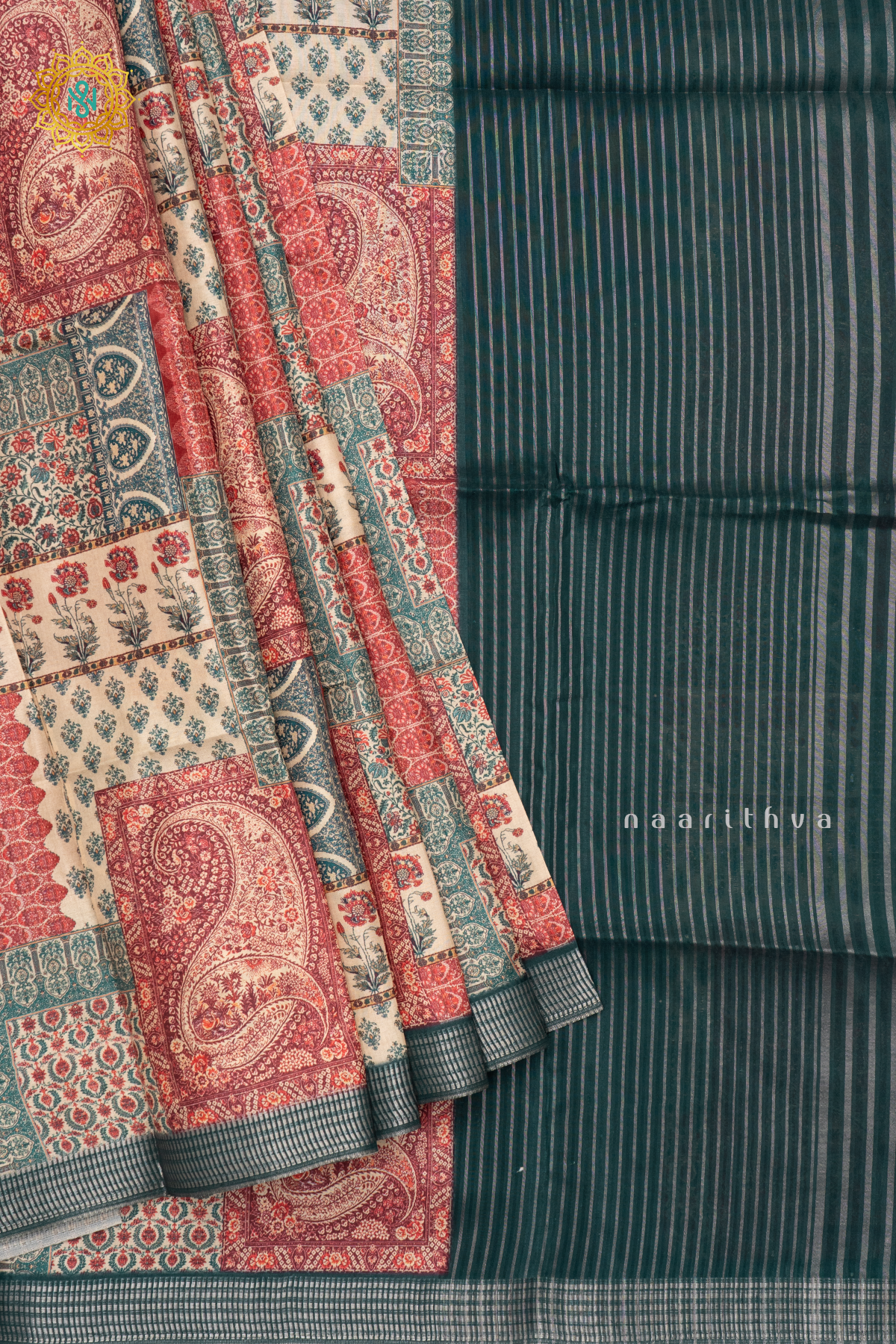 GREEN - SEMI TUSSAR SILK