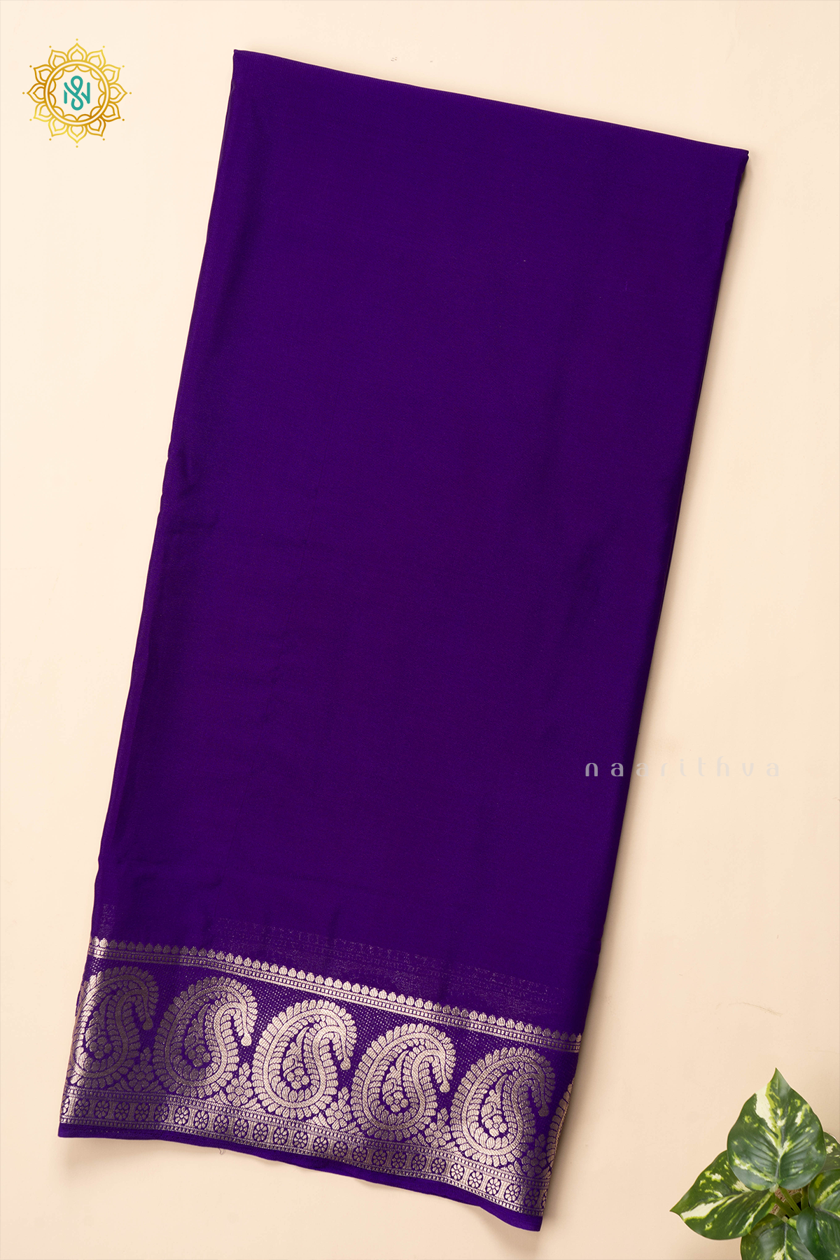 PURPLE - SEMI MYSORE CREPE SILK