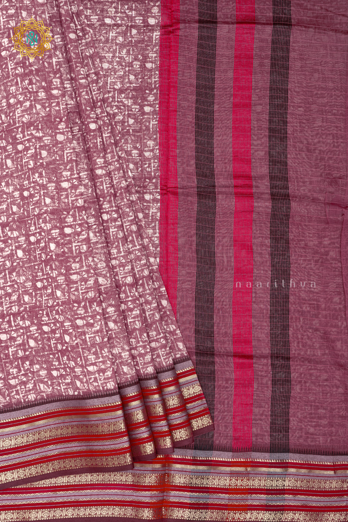 MAROON - HANDLOOM COTTON