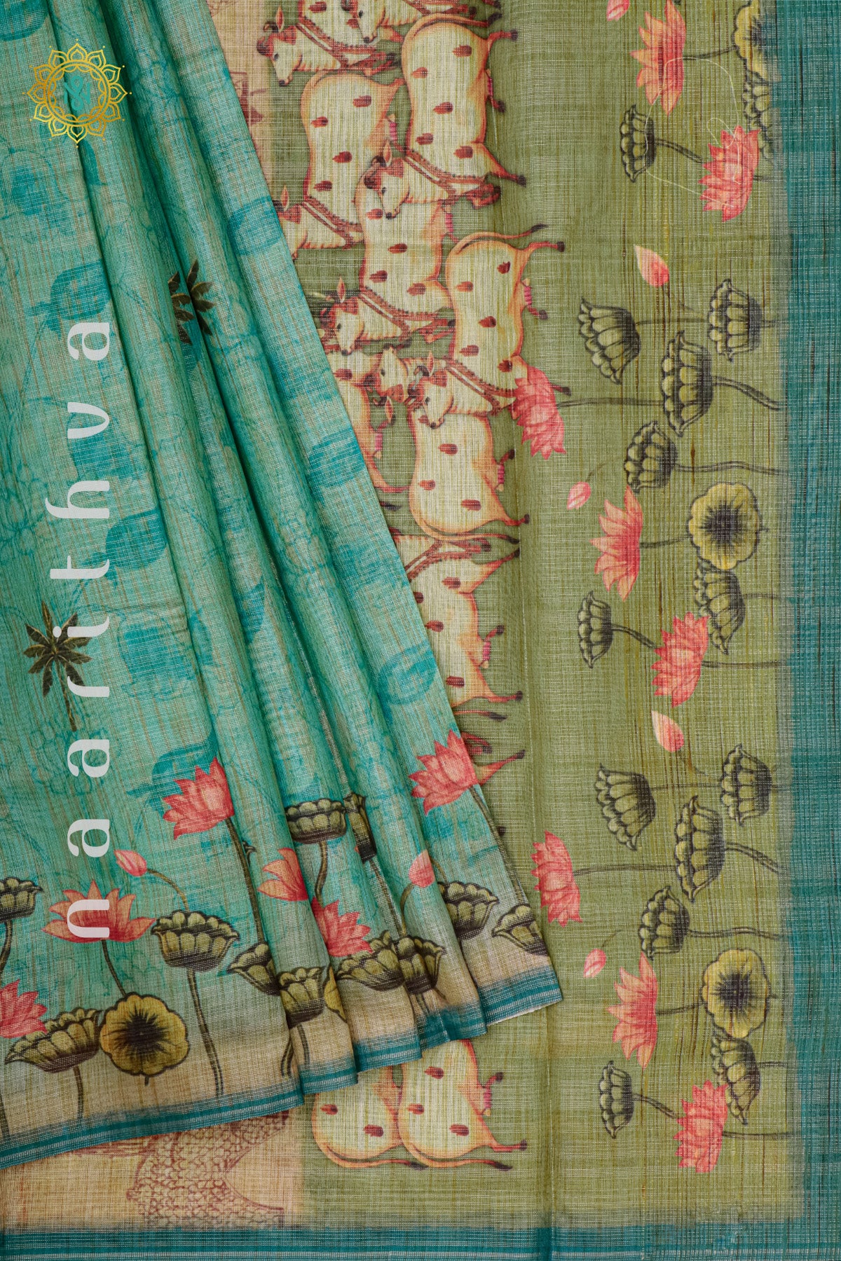 AQUA GREEN - LINEN TISSUE