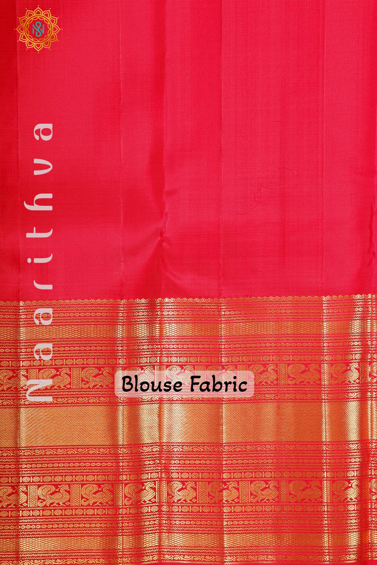 GOLDISH BROWN WITH RED - PURE KANJIVARAM SILK