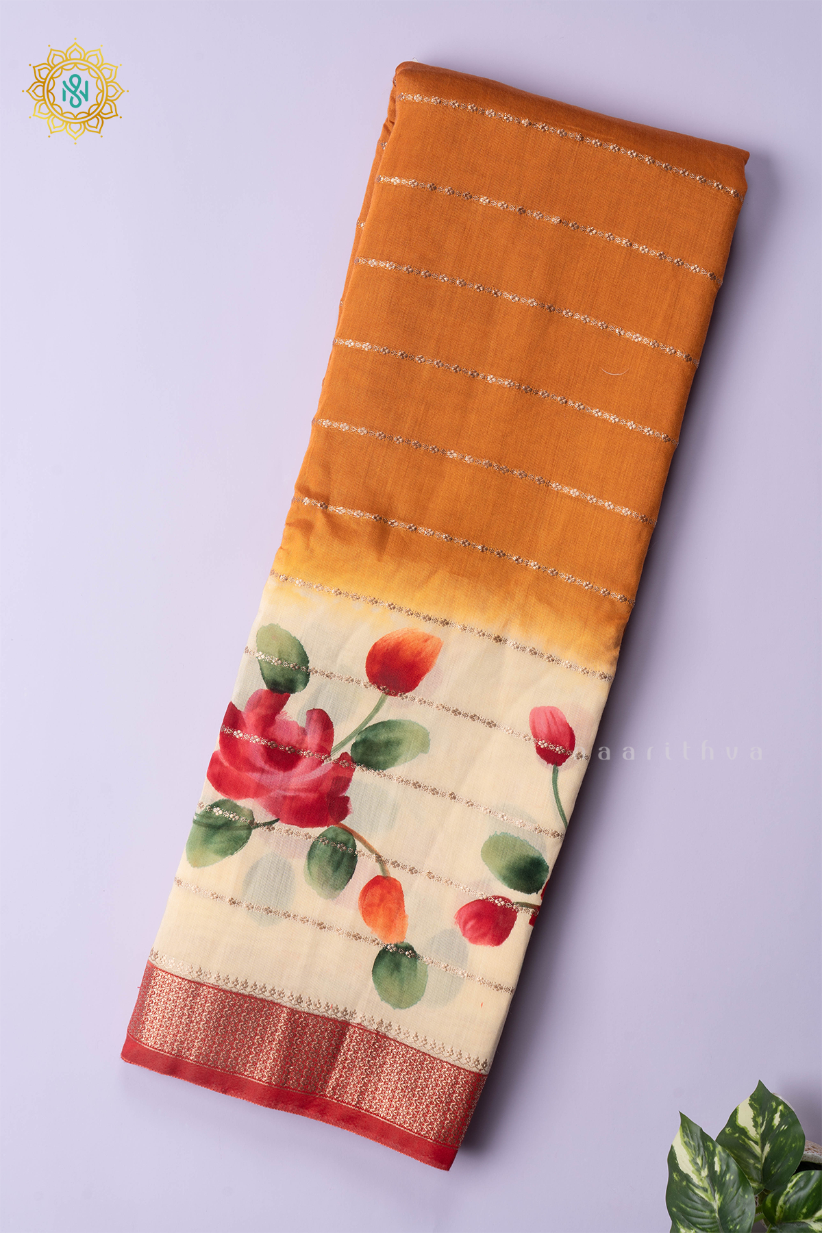 YELLOW WITH RED - BUTTER CREPE