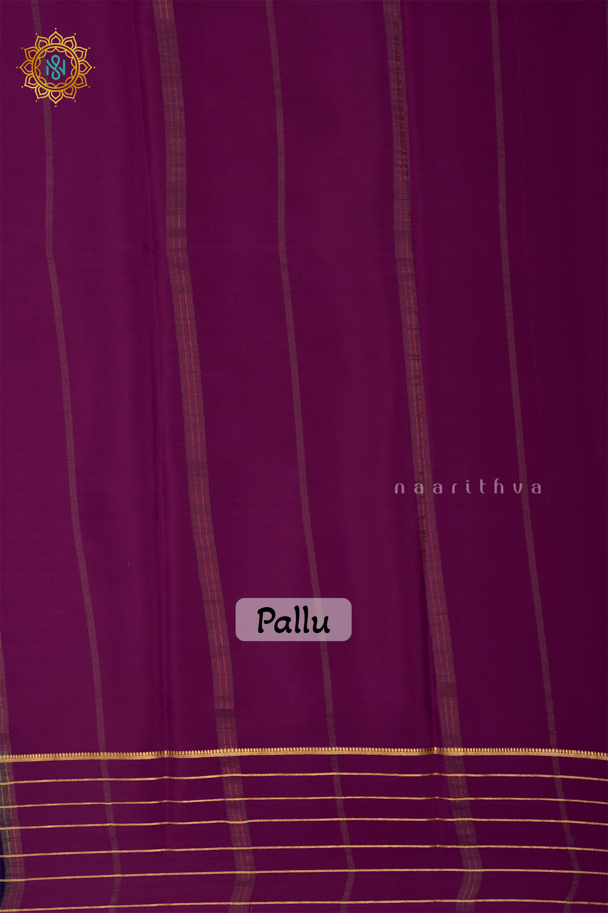 GREY WITH PINK & PURPLE - PURE MYSORE CREPE SILK