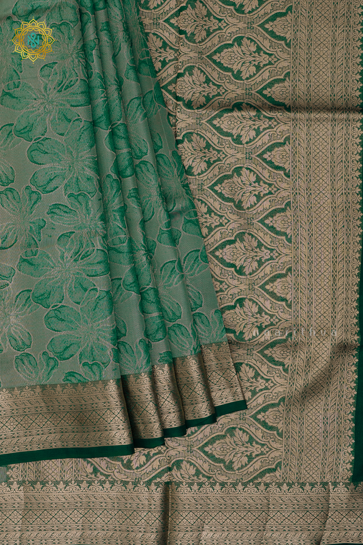 BOTTLE GREEN - SEMI TISSUE