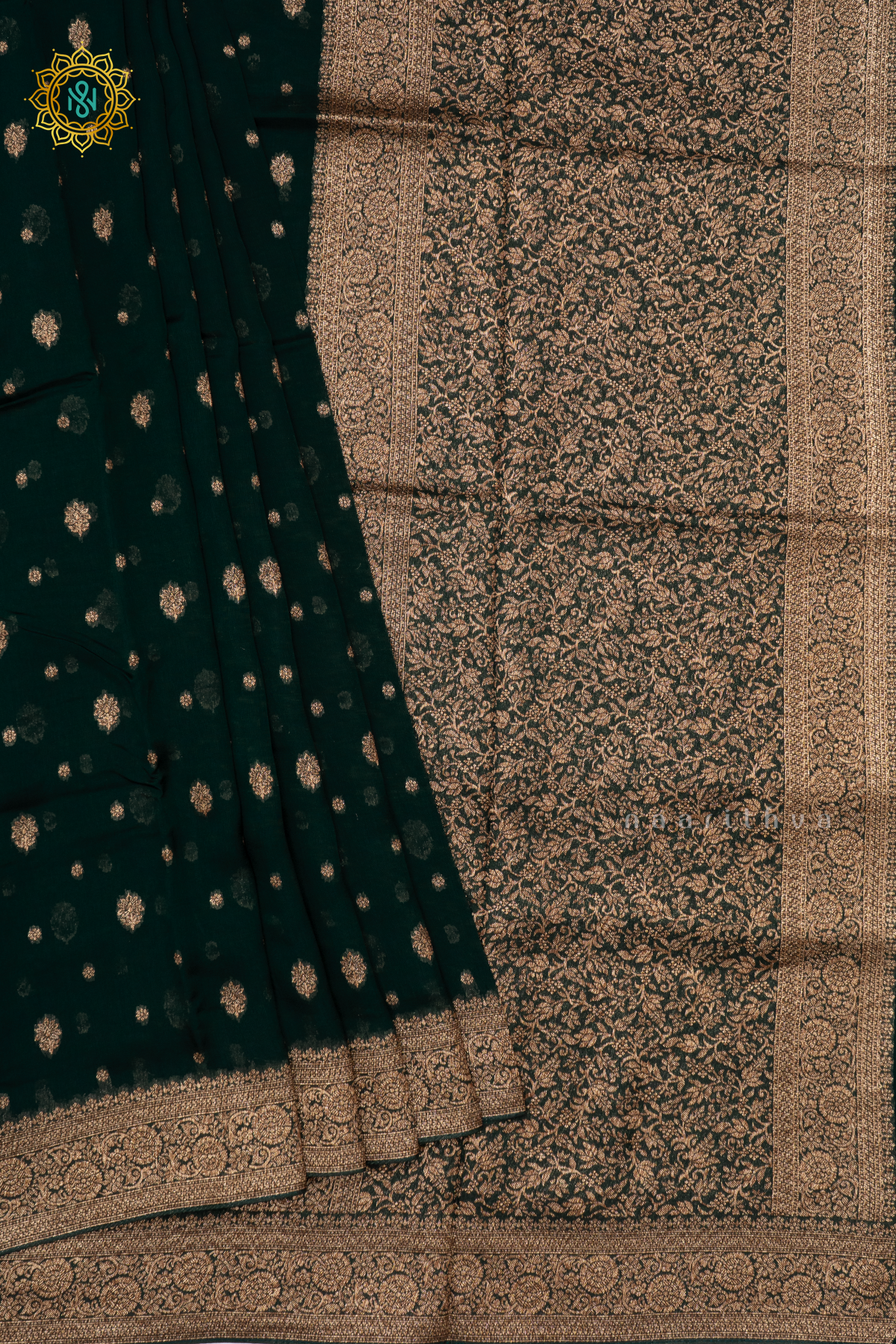 GREEN - SEMI TUSSAR SILK