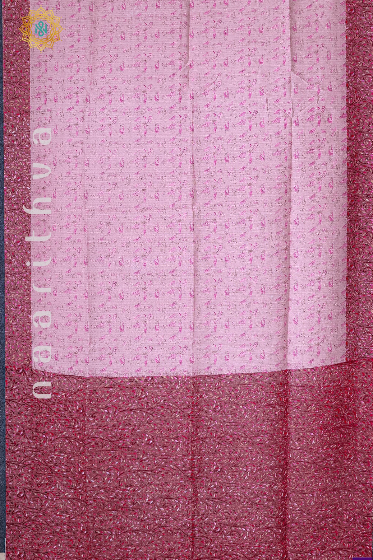 LIGHT PINK - JUTE COTTON