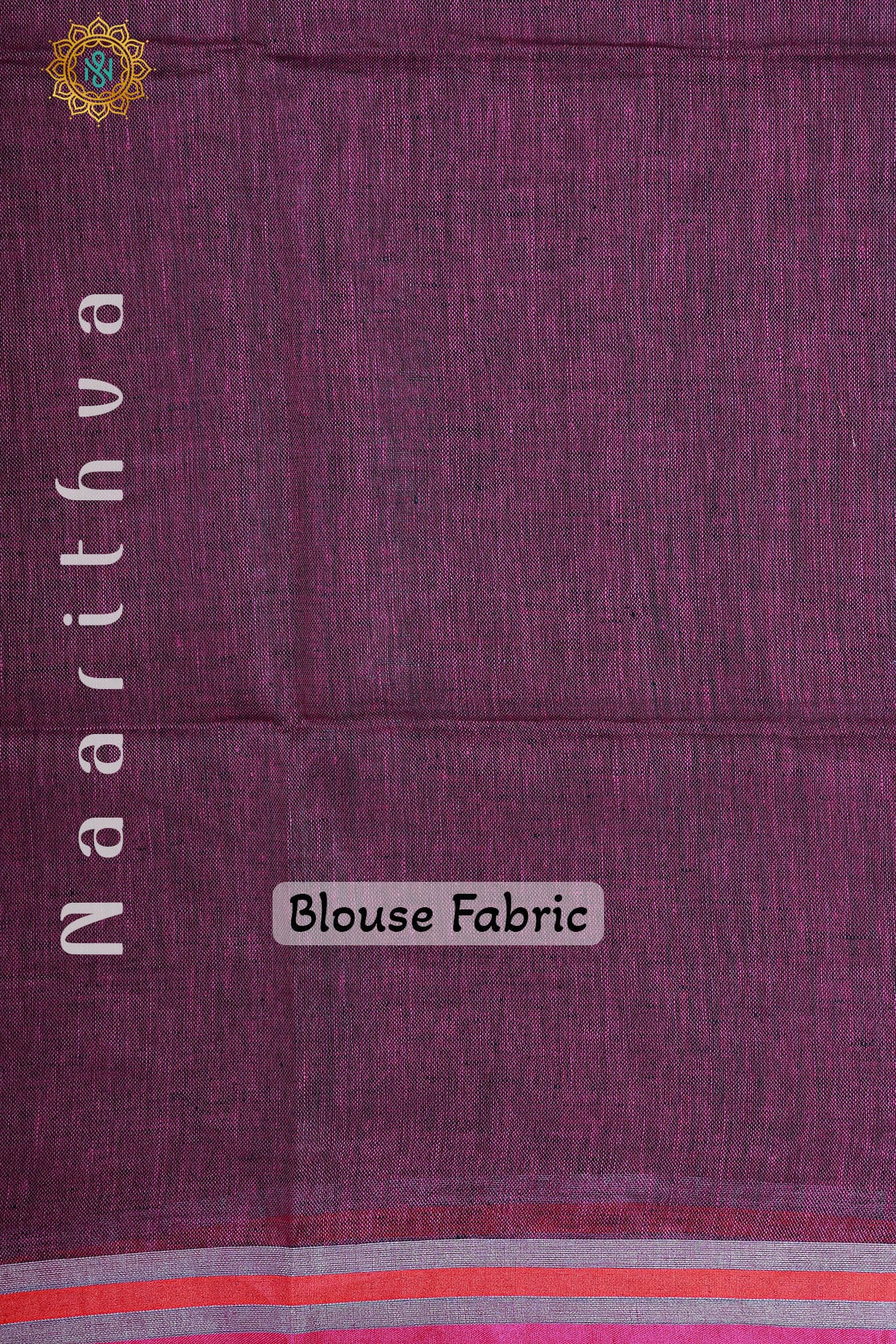 GREEN WITH PINK - PURE LINEN