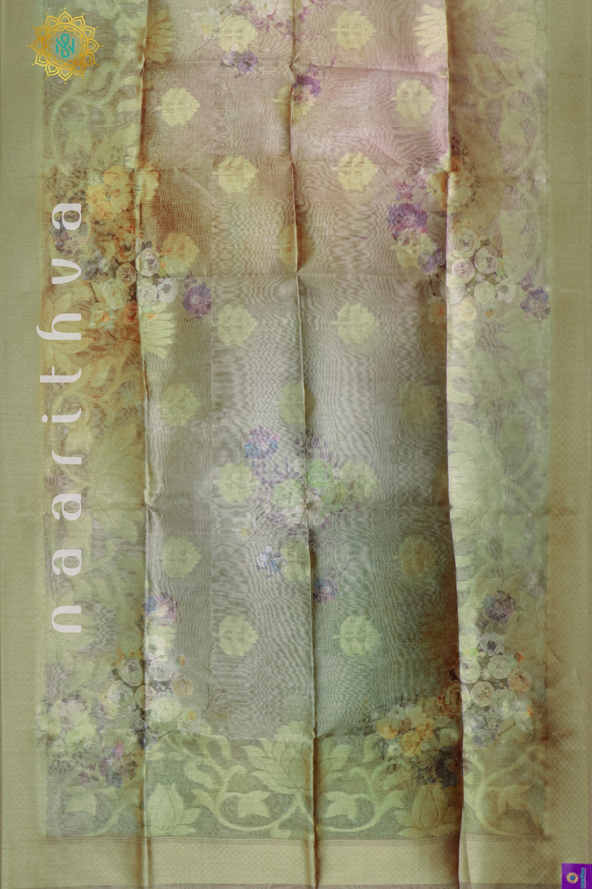 GREEN - TISSUE SILK