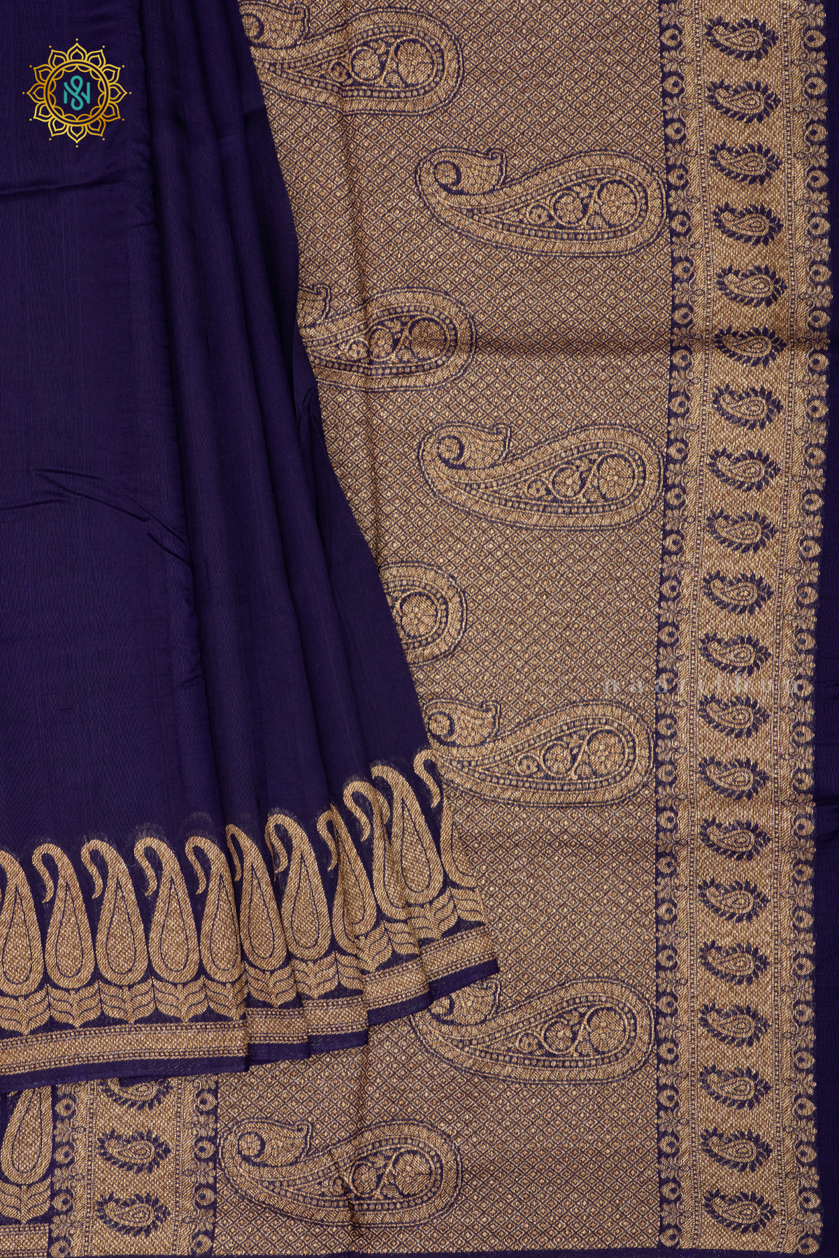 BLUE - SEMI TUSSAR SILK